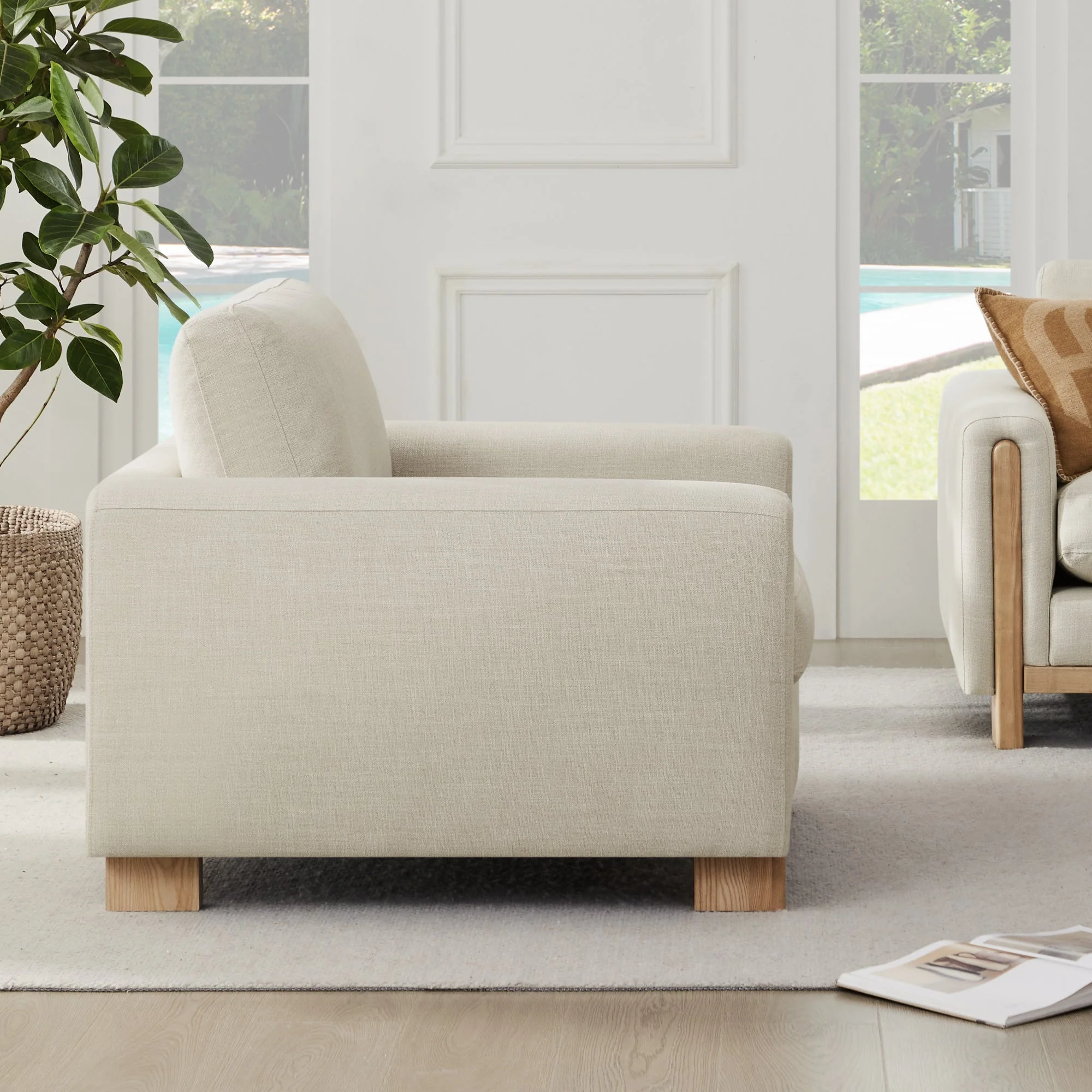 Hot-Selling Bundle | Keaton sofa & Armchair & Sienna Stool - Image 7