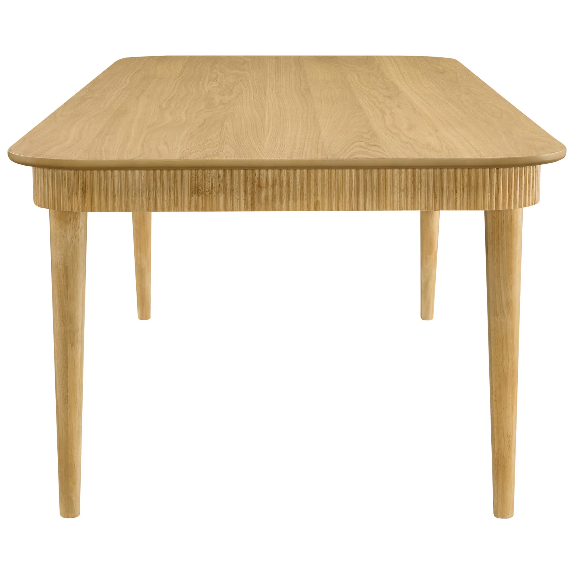 46.9" Nala Rectangular Fluted Wood Dining Table - Image 18
