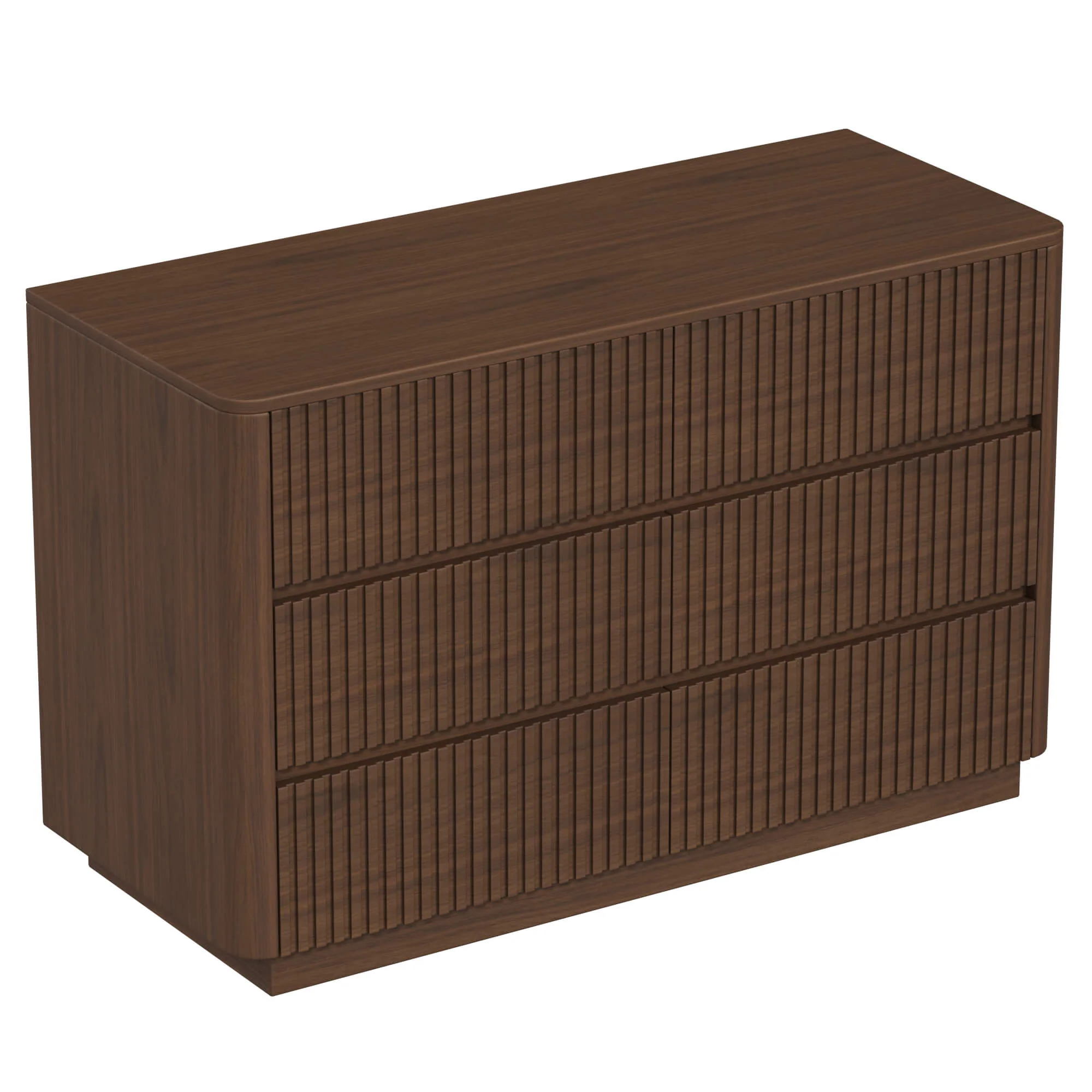 46" Coral 6-Drawer Fluted Double Dresser Sideboard - Image 8