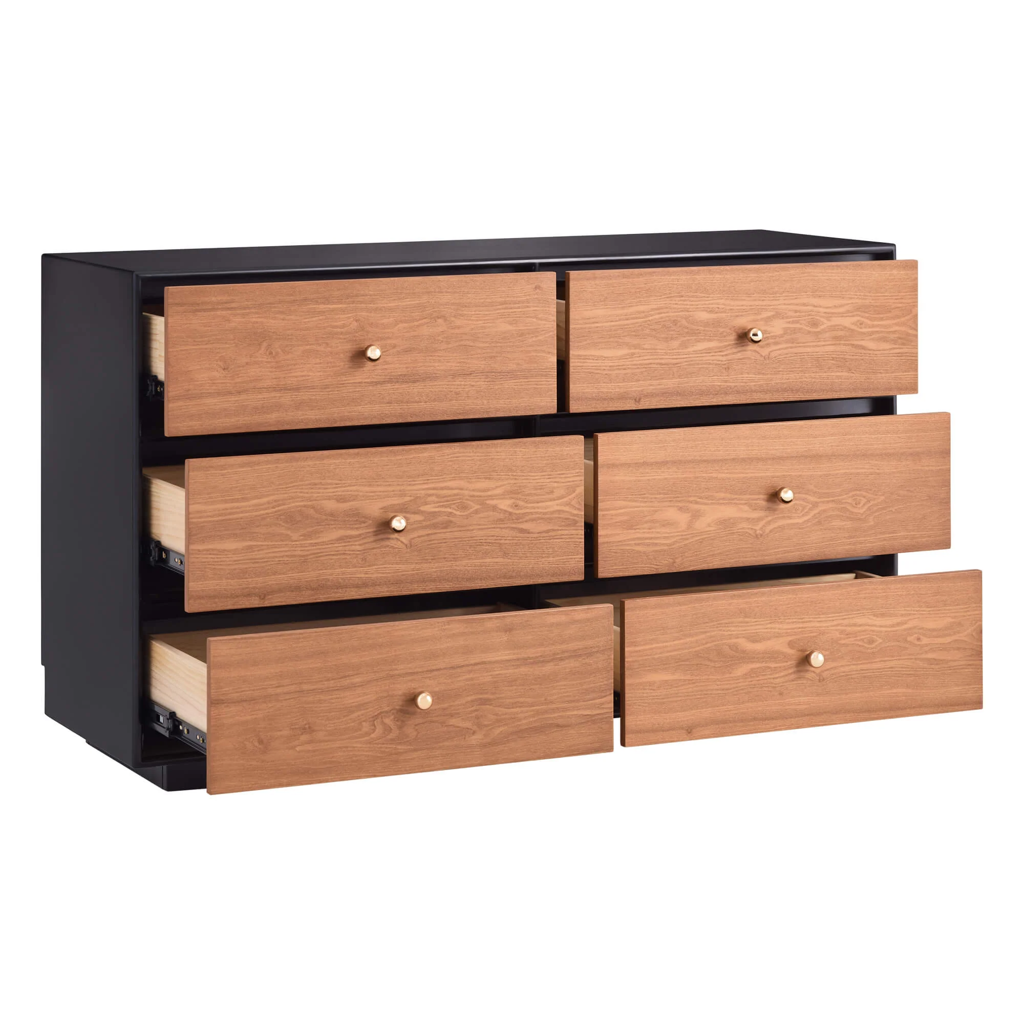 48" Vanessa 6-Drawer Wood Double Dresser Sideboard - Image 11