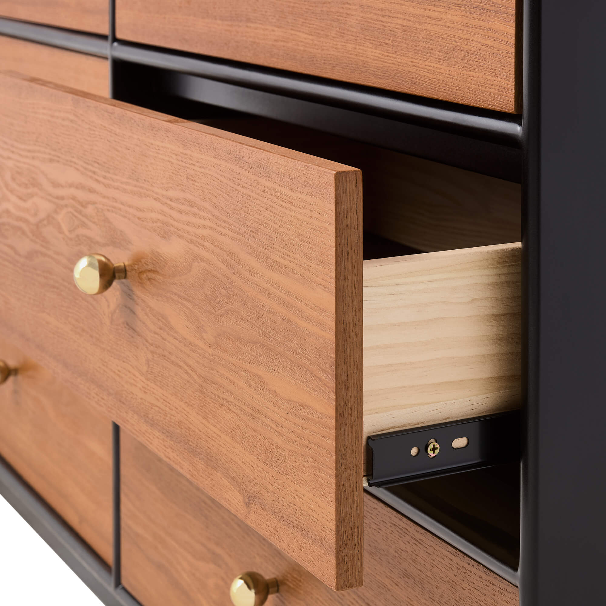 48" Vanessa 6-Drawer Wood Double Dresser Sideboard - Image 5