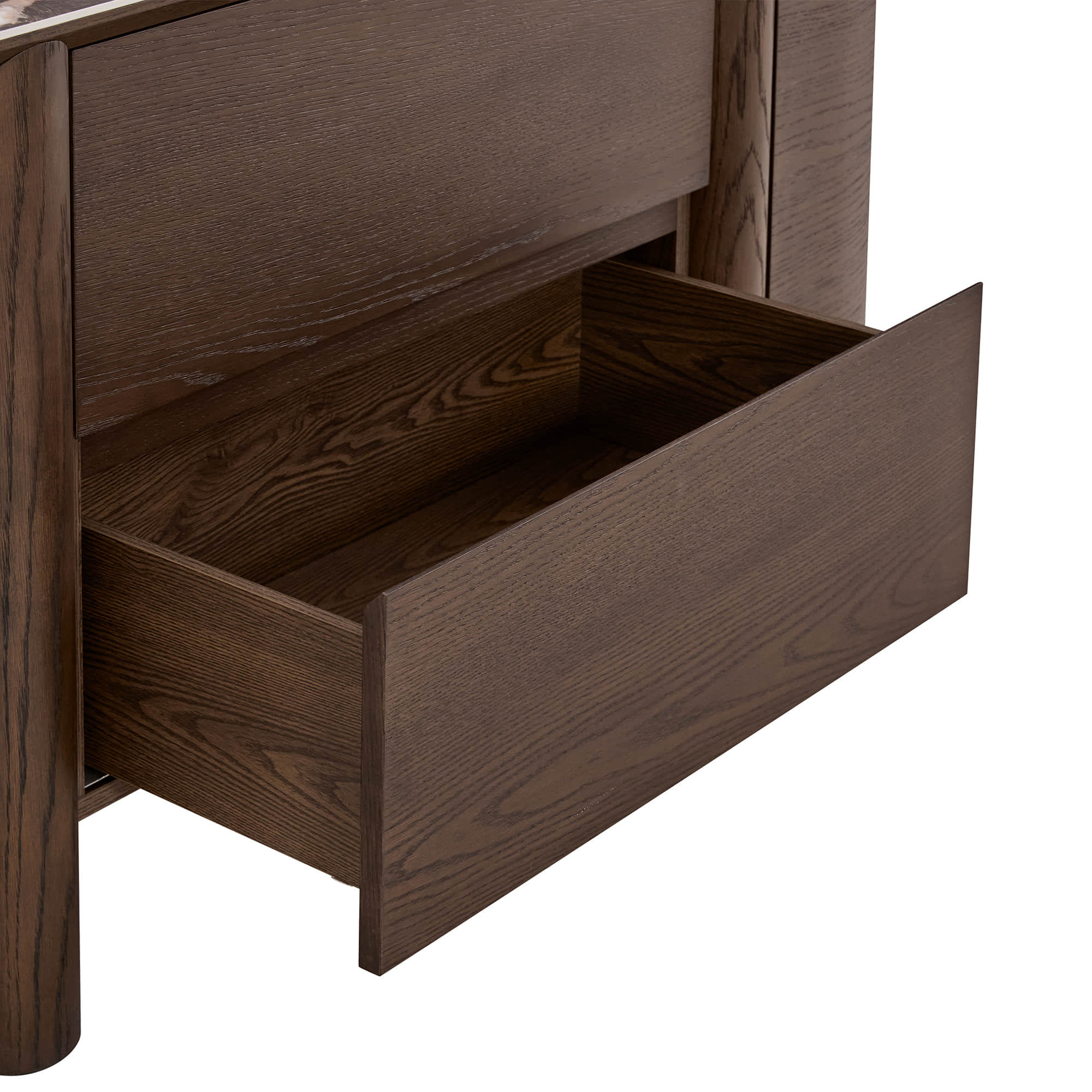 63" Barry Mid-Century Sideboard with Sintered Stone Top - Image 12