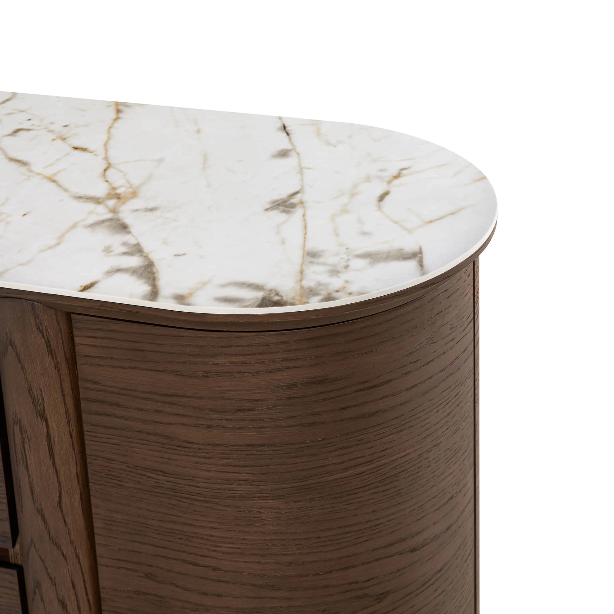63" Barry Mid-Century Sideboard with Sintered Stone Top - Image 13