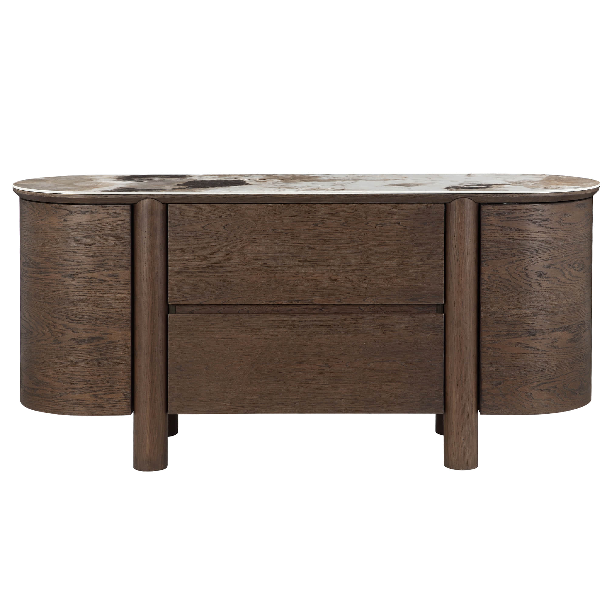 63" Barry Mid-Century Sideboard with Sintered Stone Top - Image 6