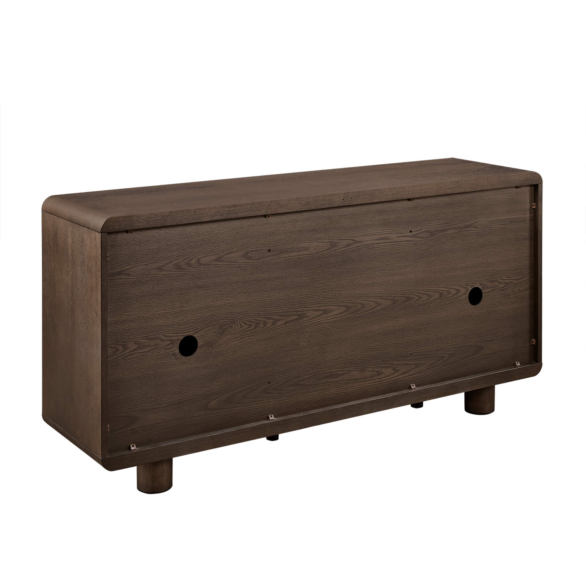 63" Eason Vintage White Oak Coffee Sideboard Buffet - Image 5