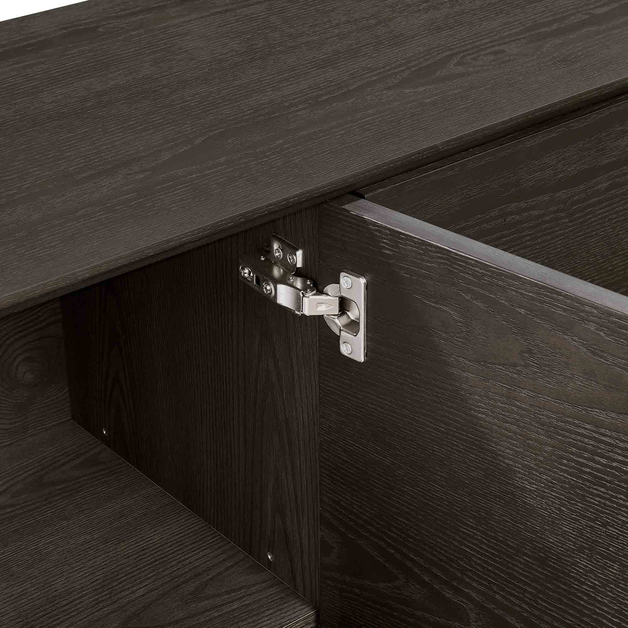 63" Samuel Scandinavian Sideboard with Metallic Lacquer Door - Image 6