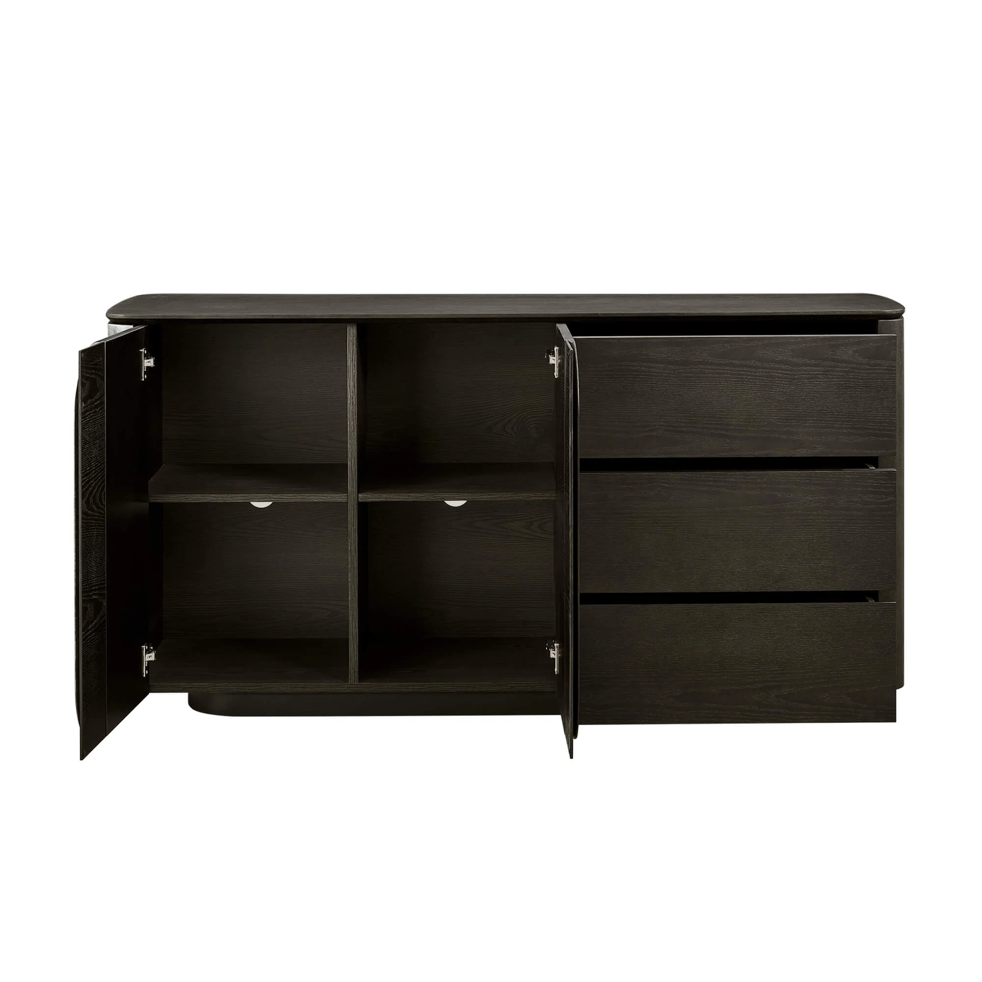 63" Samuel Scandinavian Sideboard with Metallic Lacquer Door - Image 8