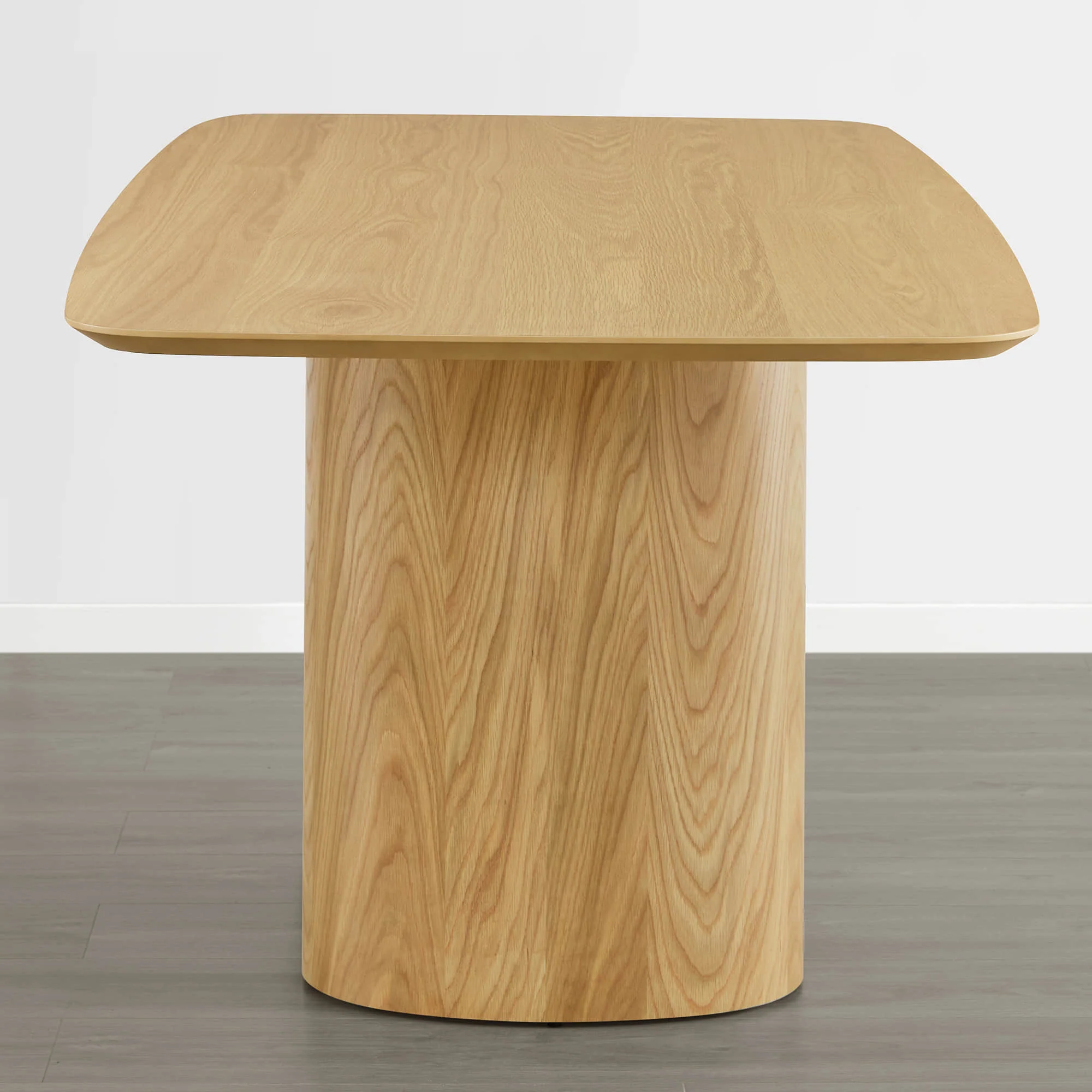 70.9" Elowen Sculptural Wood Base Dining Table Set - Image 10