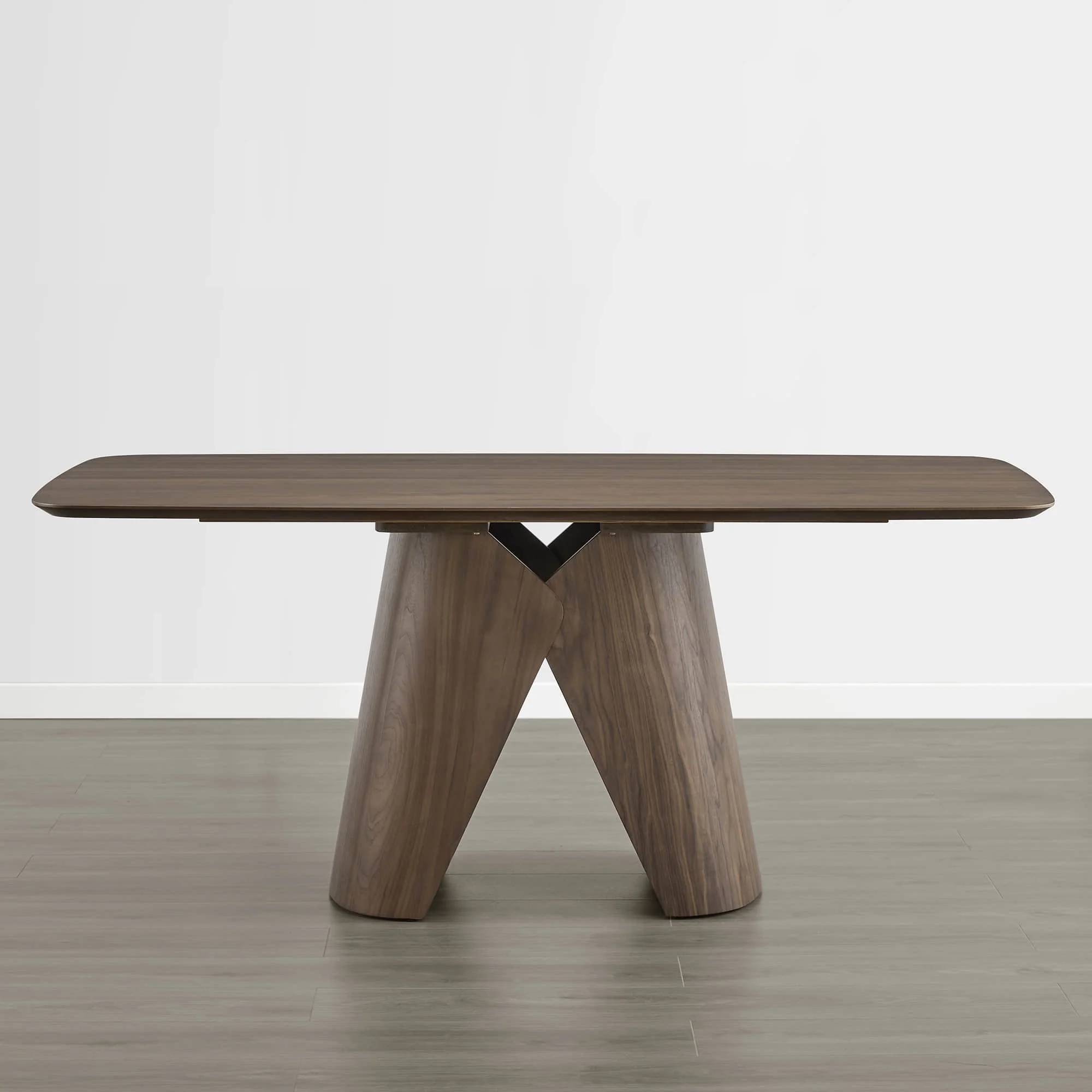70.9" Elowen Sculptural Wood Base Dining Table Set - Image 15