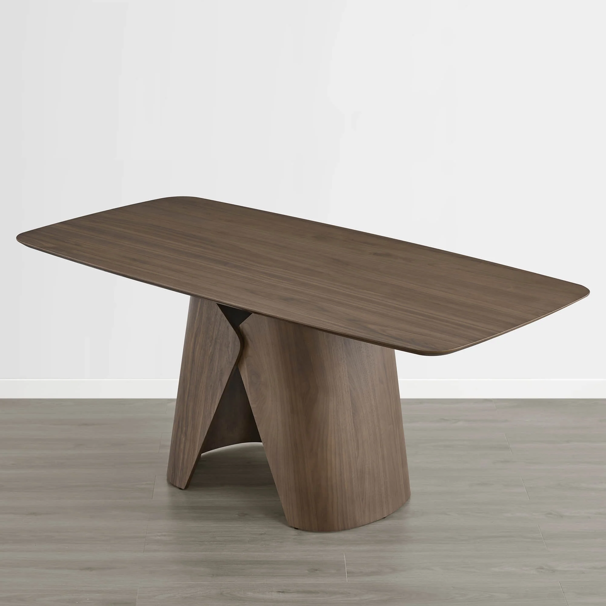 70.9" Elowen Sculptural Wood Base Dining Table Set - Image 17