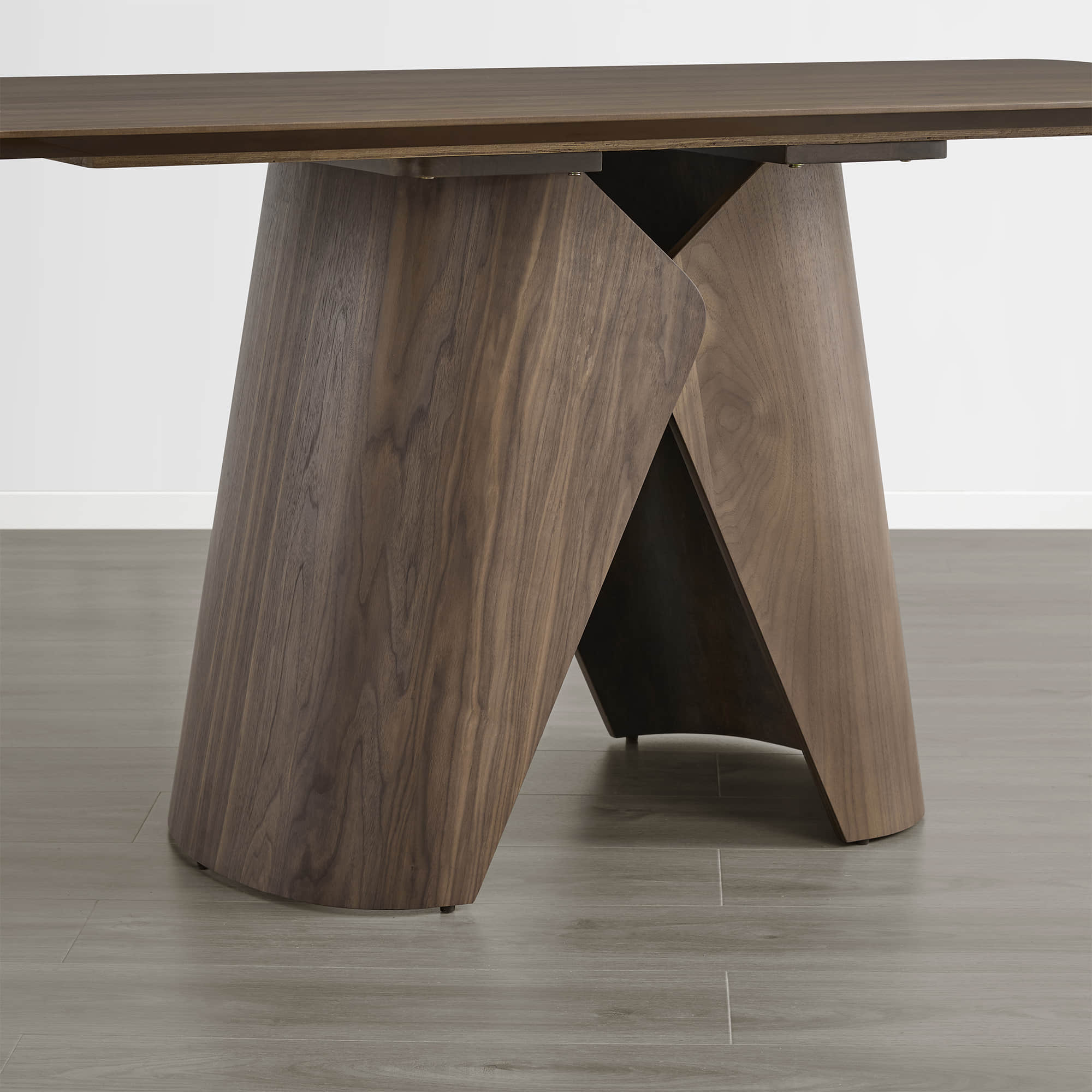 70.9" Elowen Sculptural Wood Base Dining Table Set - Image 18