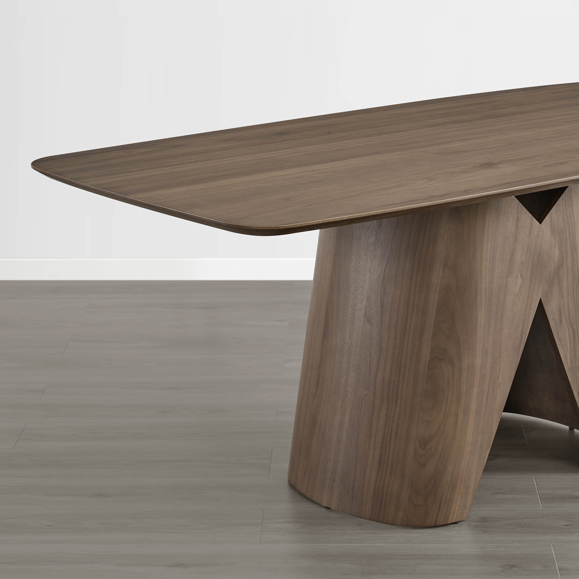 70.9" Elowen Sculptural Wood Base Dining Table Set - Image 19