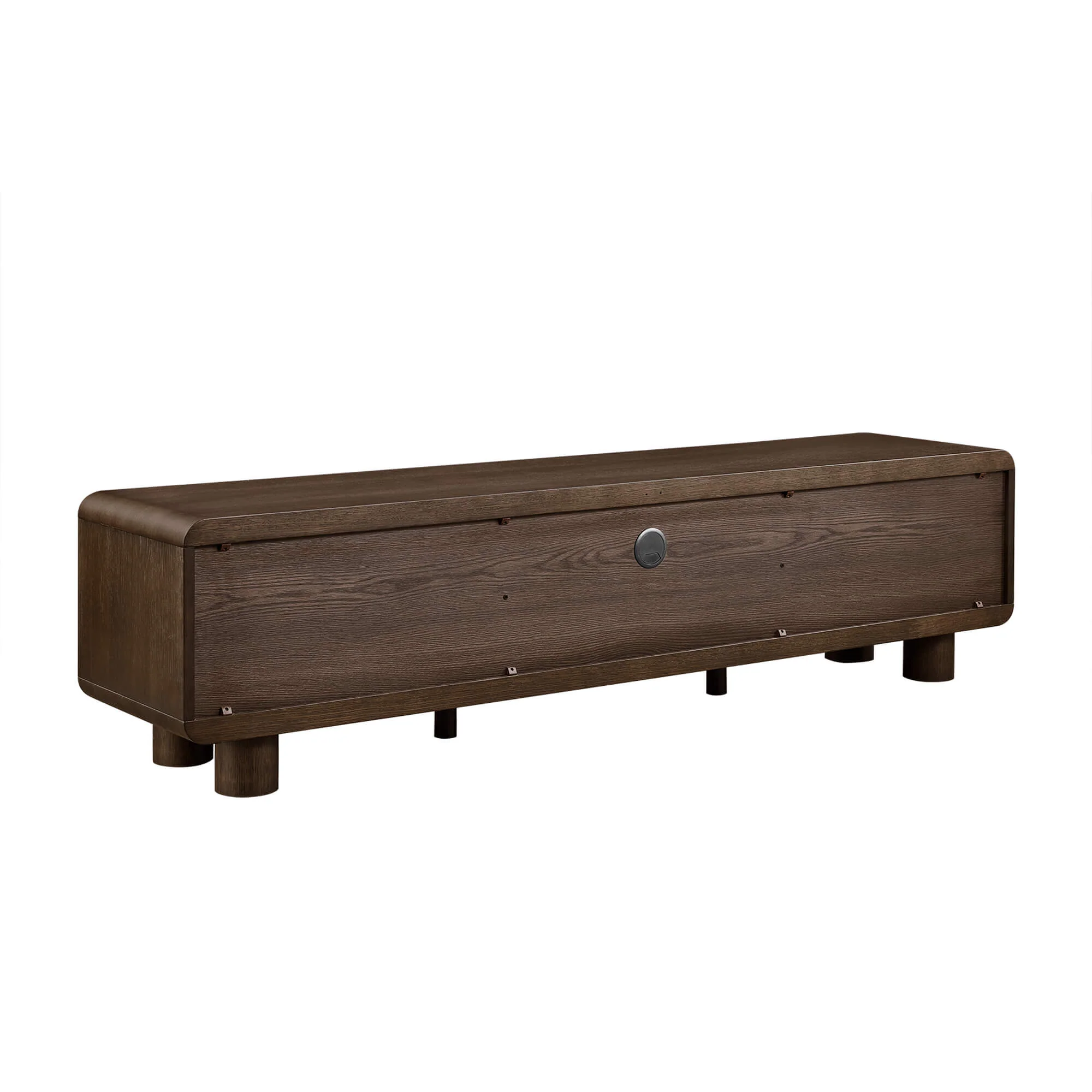 71" Eason Vintage Oak TV Stand with Drawers - Image 13