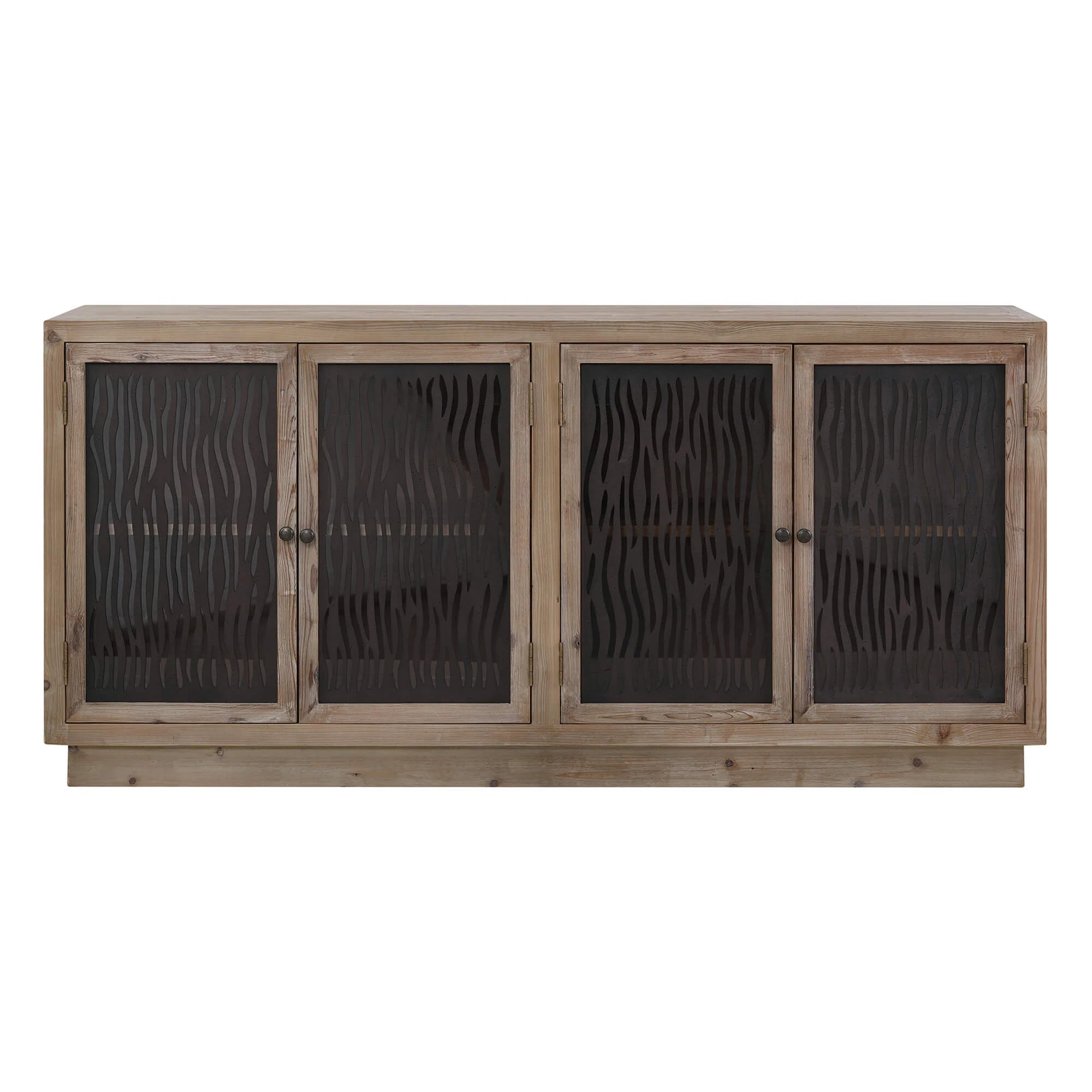 71'' Ethan Farmhouse Solid Wood Display Sideboard Buffet - Image 5