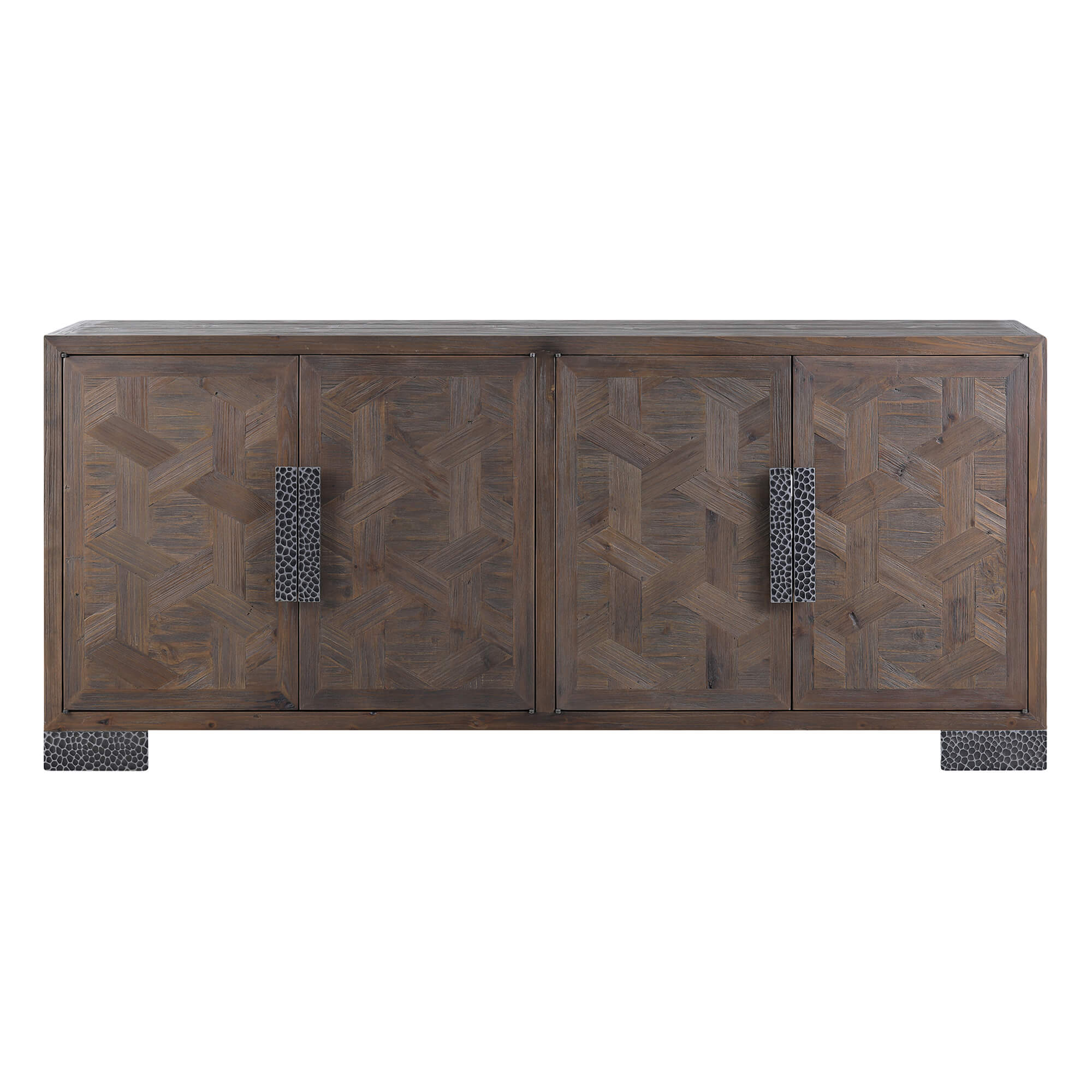 71'' Megan Reclaimed Fir Sideboard with Metal Handles - Image 8