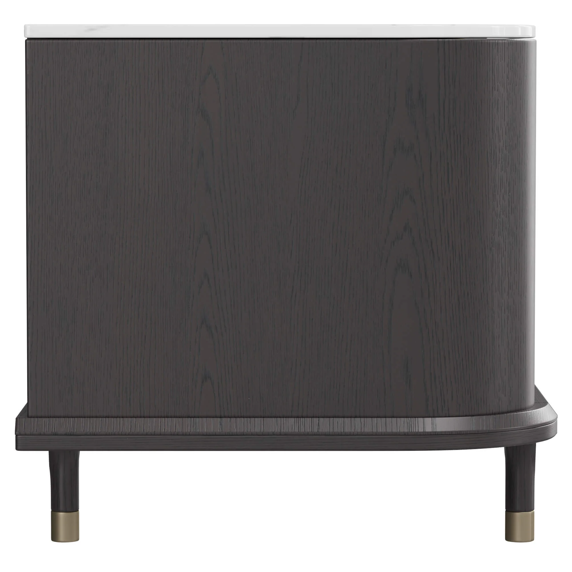 79" Irais Solid Wood TV Stand with Sintered Stone - Image 10