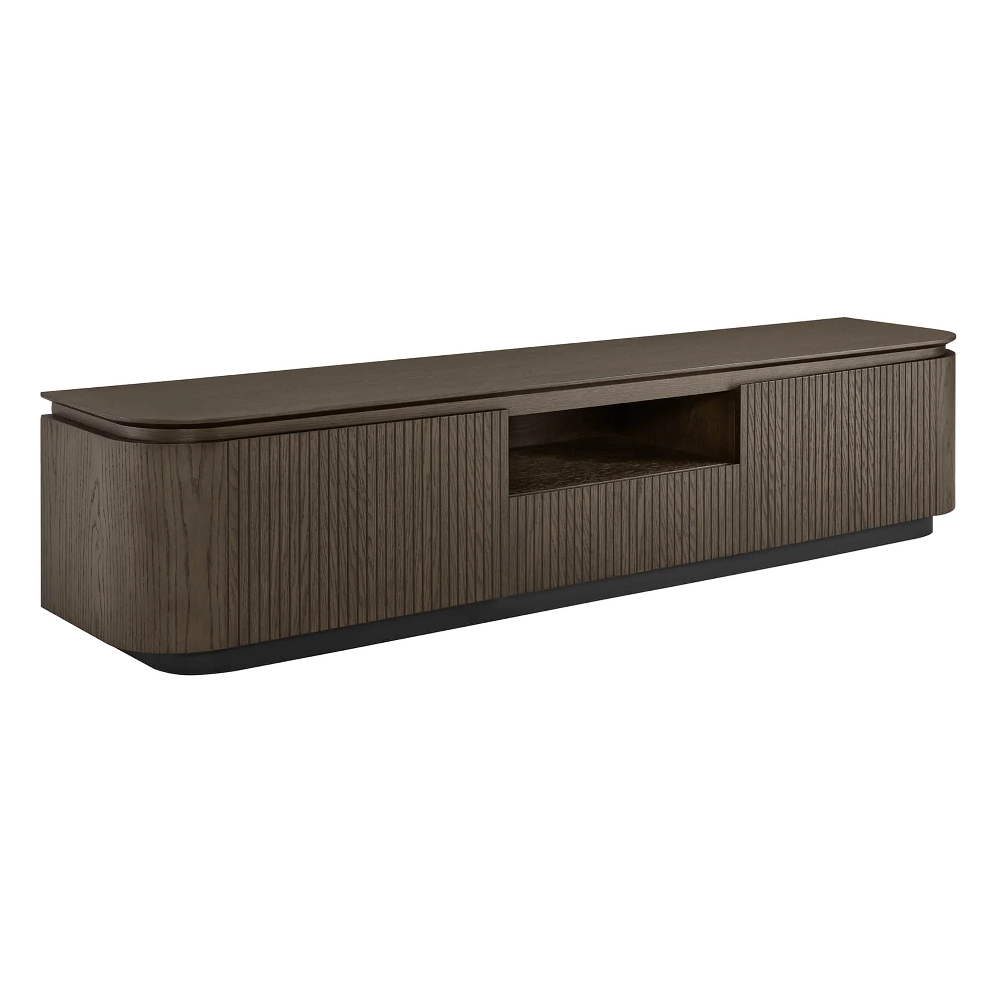 79" Moore Modern Wood TV Stand with Drawer - Image 12