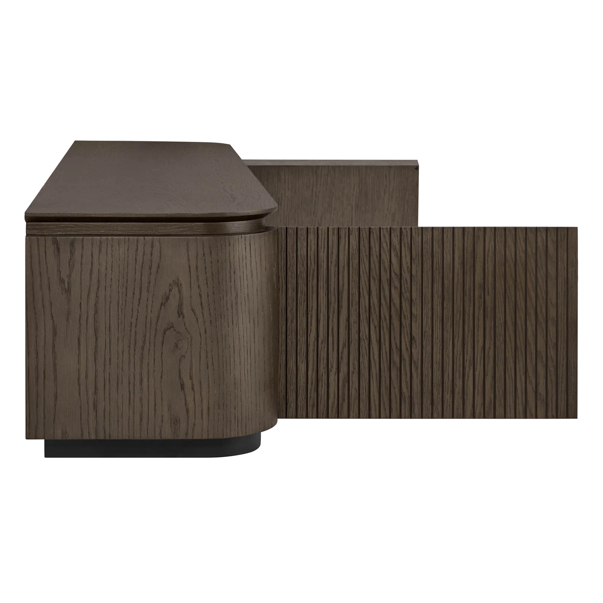79" Moore Modern Wood TV Stand with Drawer - Image 14