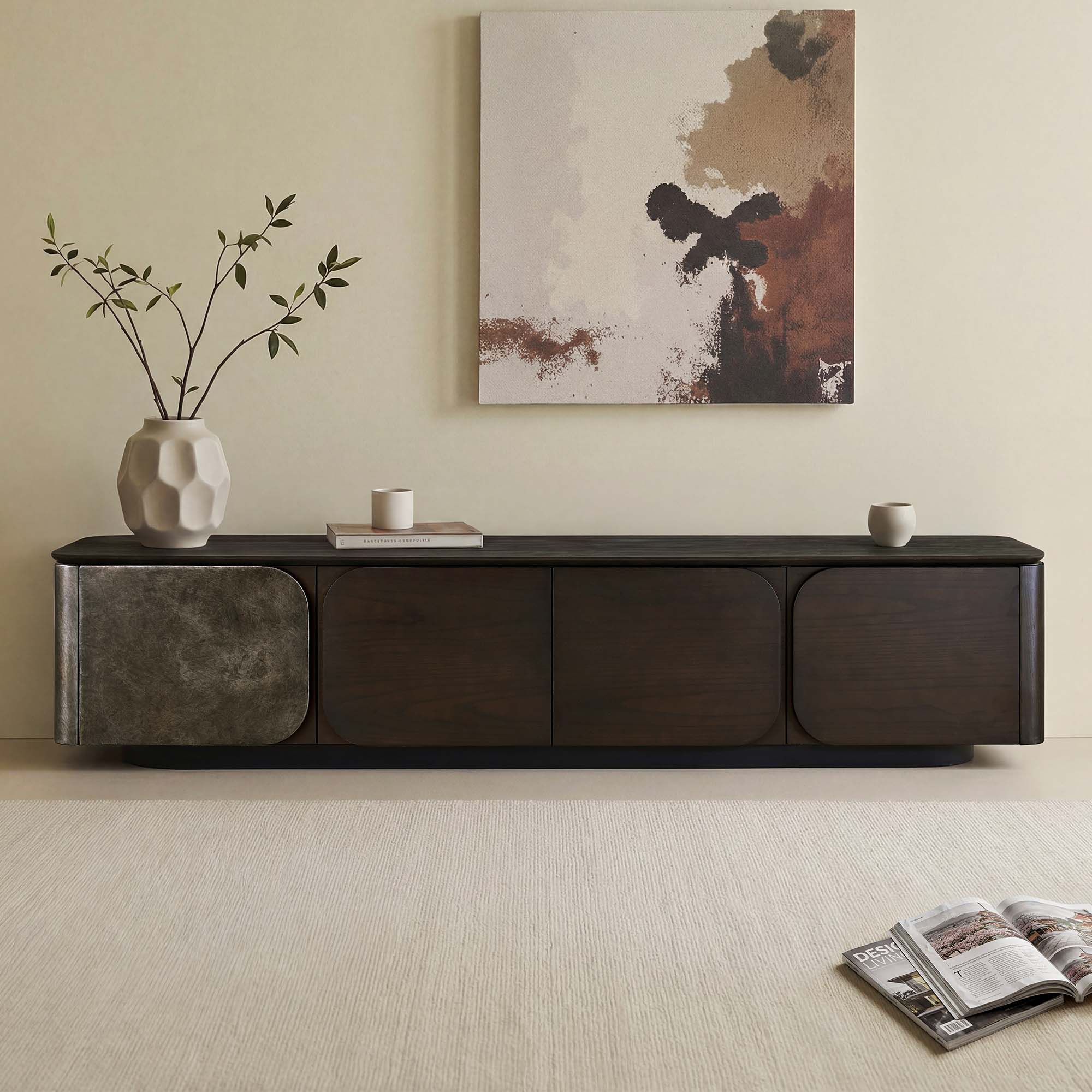 79" Samuel Rounded Panel TV Media Console