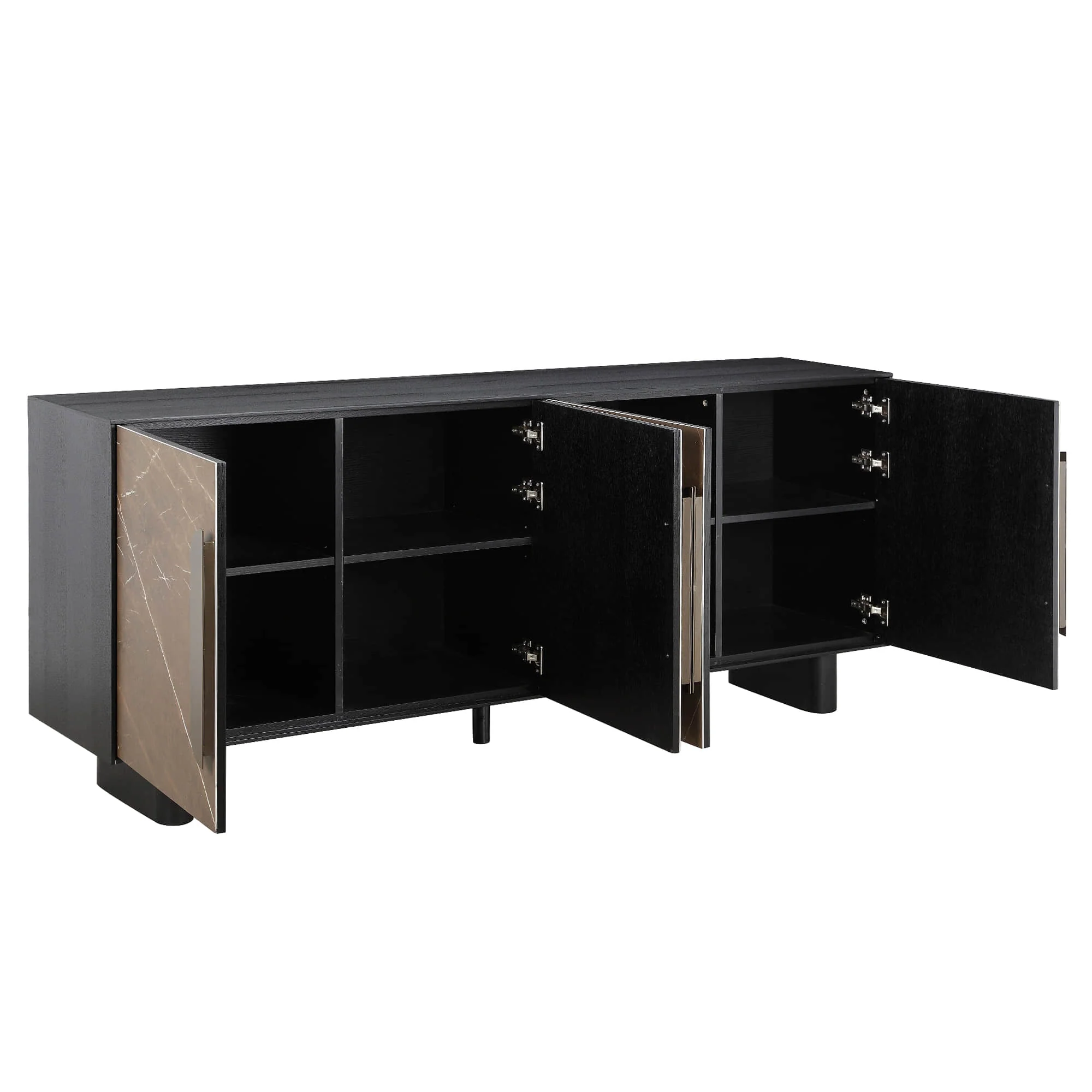 79" Vito Metal-Accent Large-Capacity Sideboard - Image 7