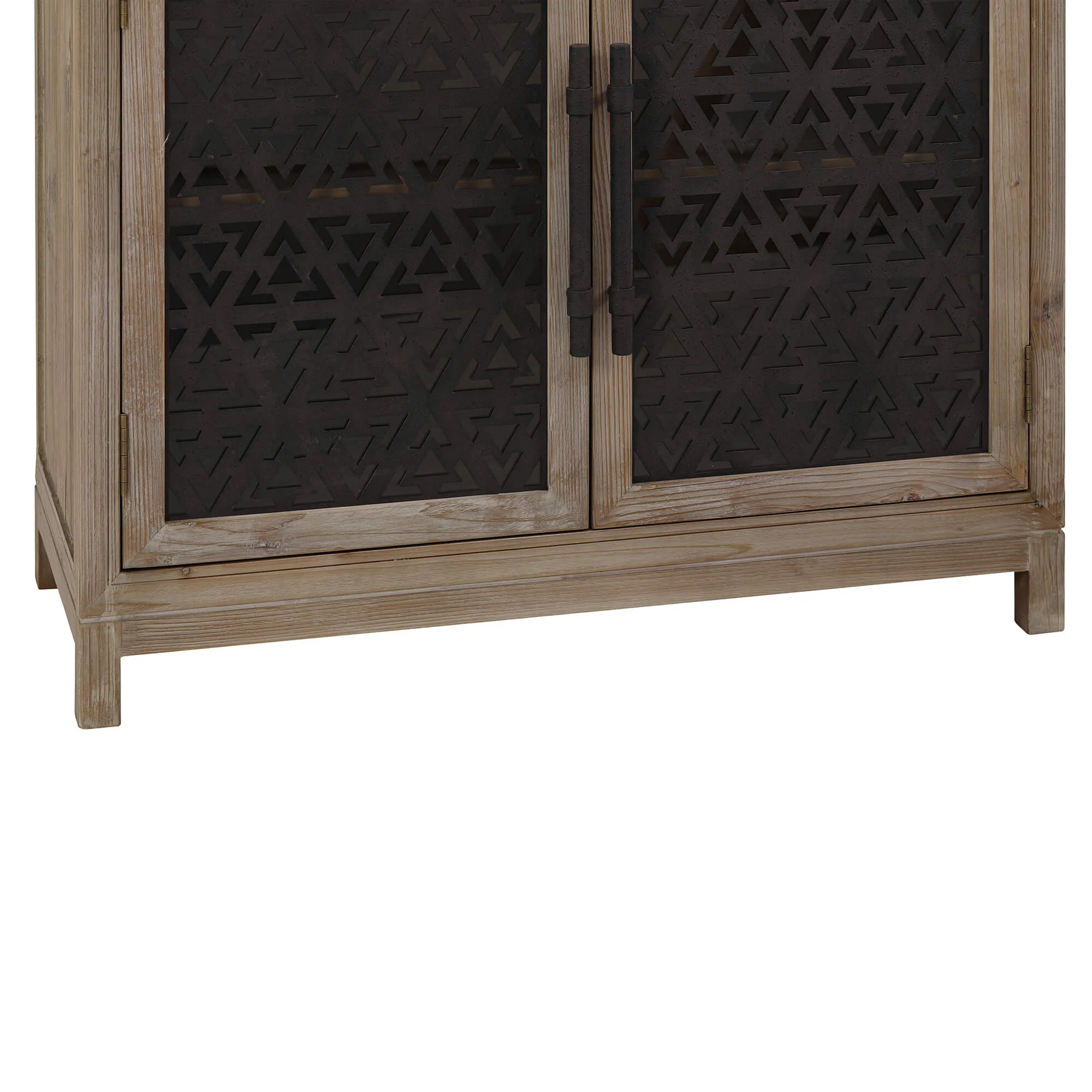 83'' Ethan Farmhouse Solid Wood Tall Display Cabinet Sideboard - Image 9