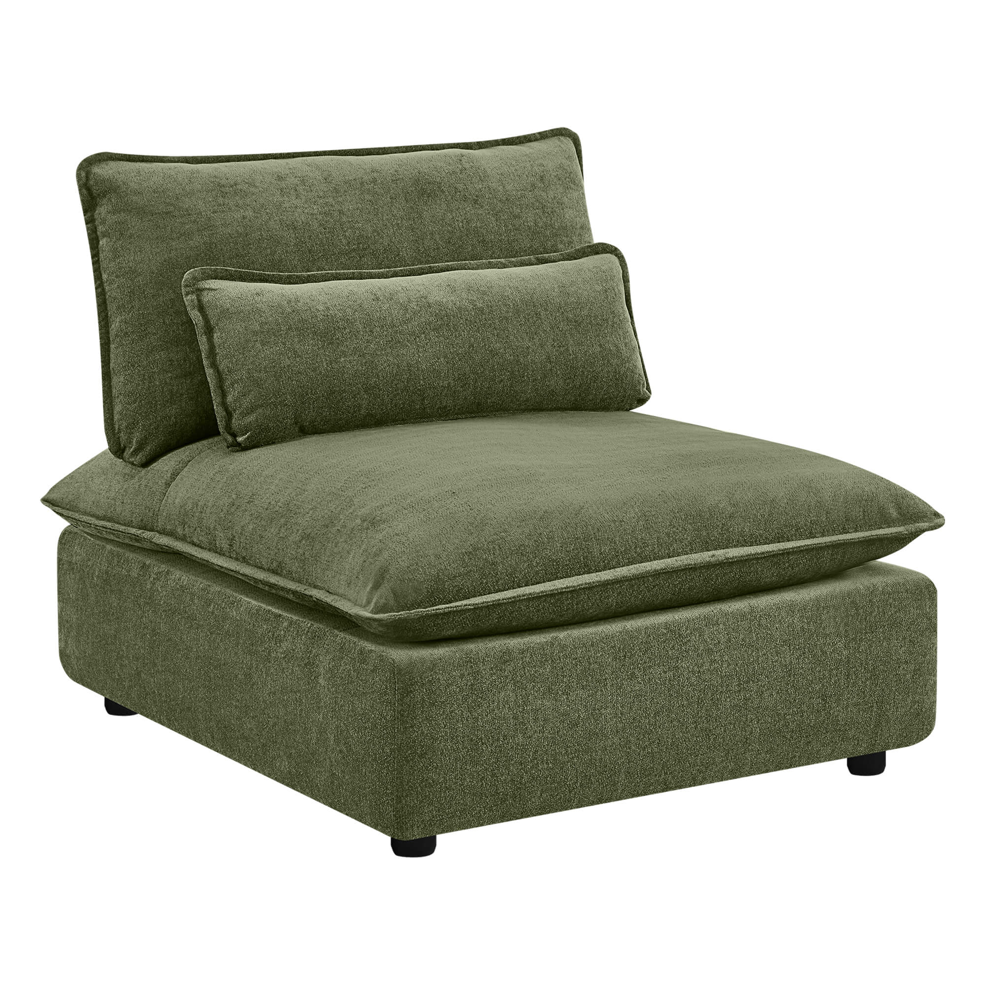 Ace Minimalist Chenille Adjustable Backrest 3-Seater Modular Sofa with Storage Armrest - Image 23