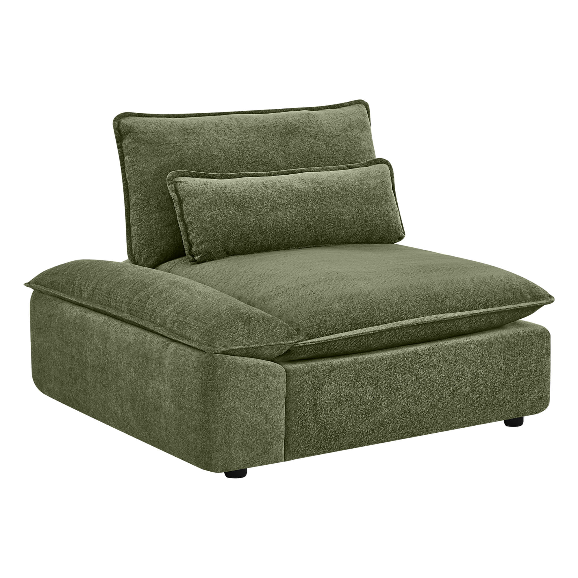 Ace Minimalist Chenille Adjustable Backrest 6-Seater Modular Sofa with Storage Armrest - Image 15