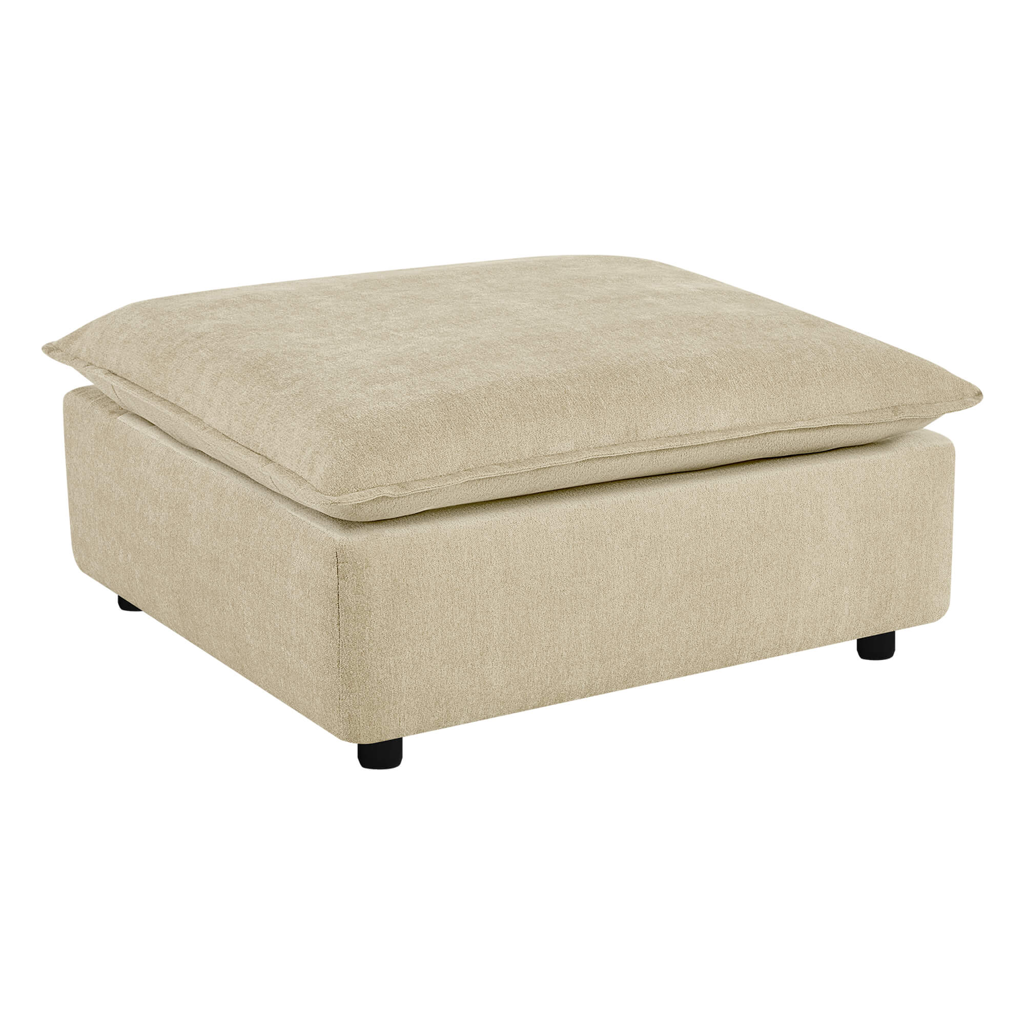 Ace Minimalist Chenille Adjustable Backrest 6-Seater Modular Sofa with Storage Armrest - Image 18