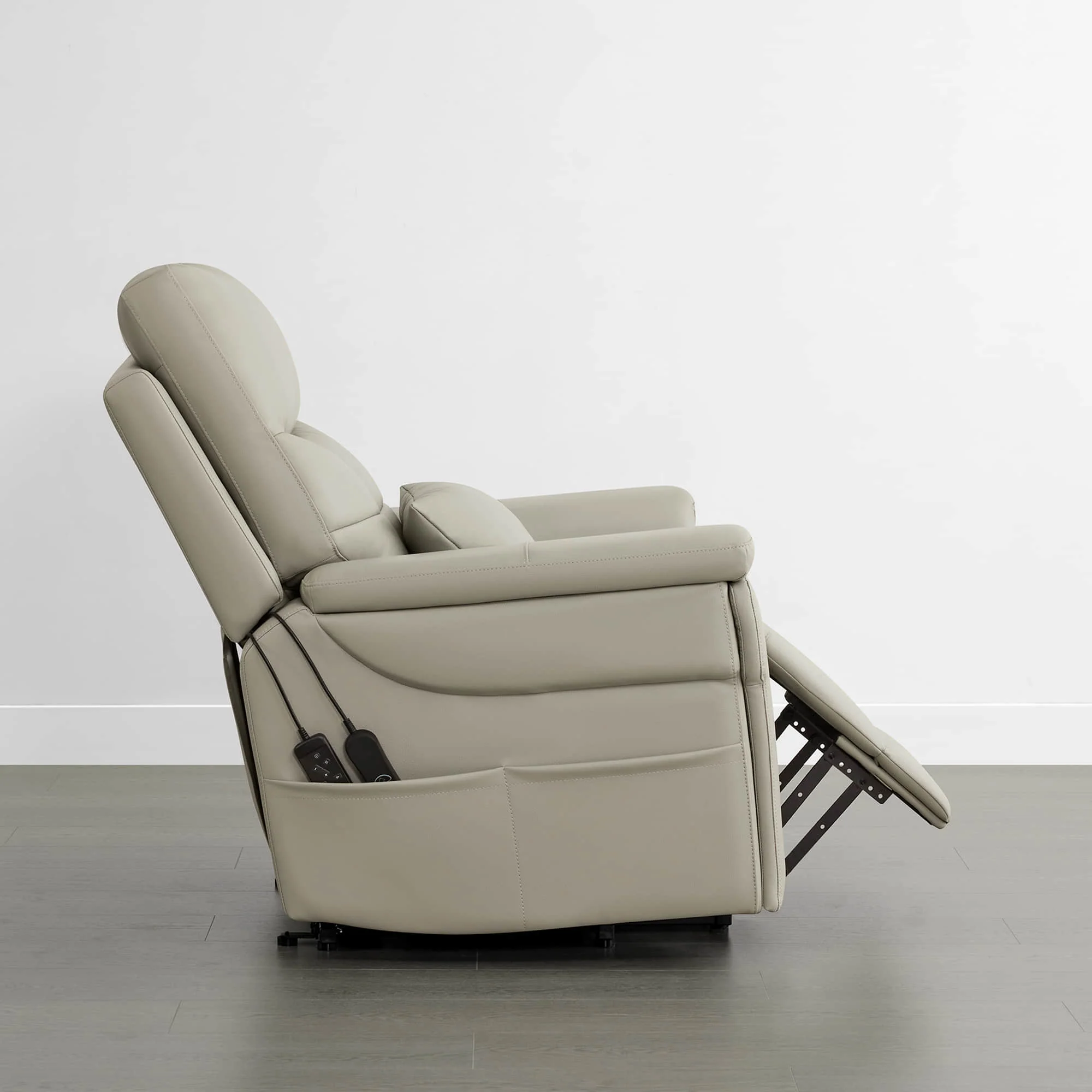 Addy Genuine Leather Lift Assist Power Recliner With Heat Massage - Image 20