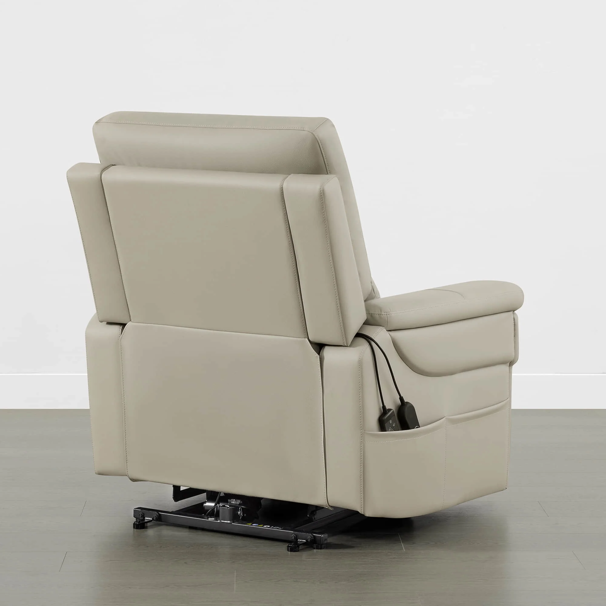 Addy Genuine Leather Lift Assist Power Recliner With Heat Massage - Image 25