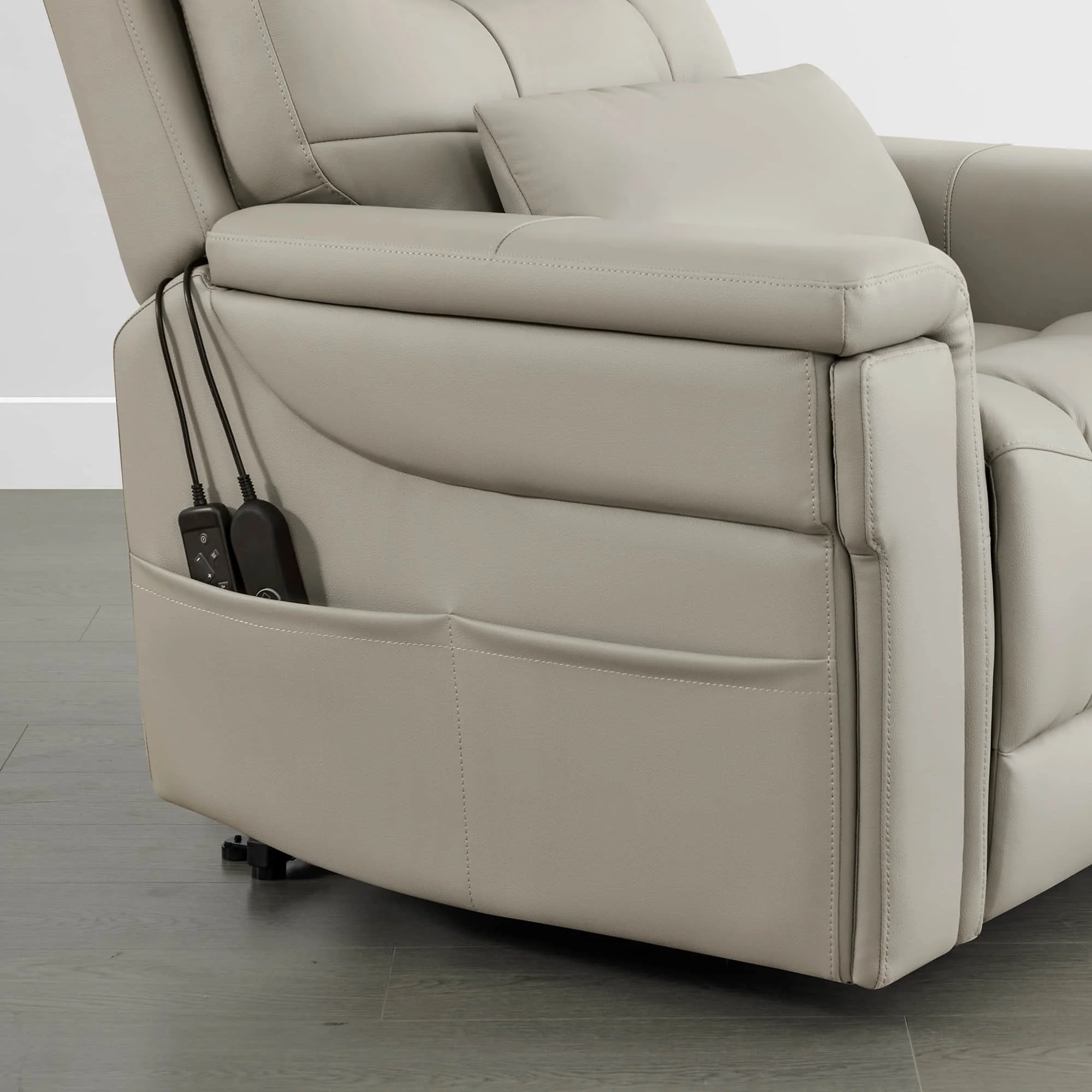 Addy Genuine Leather Lift Assist Power Recliner With Heat Massage - Image 27