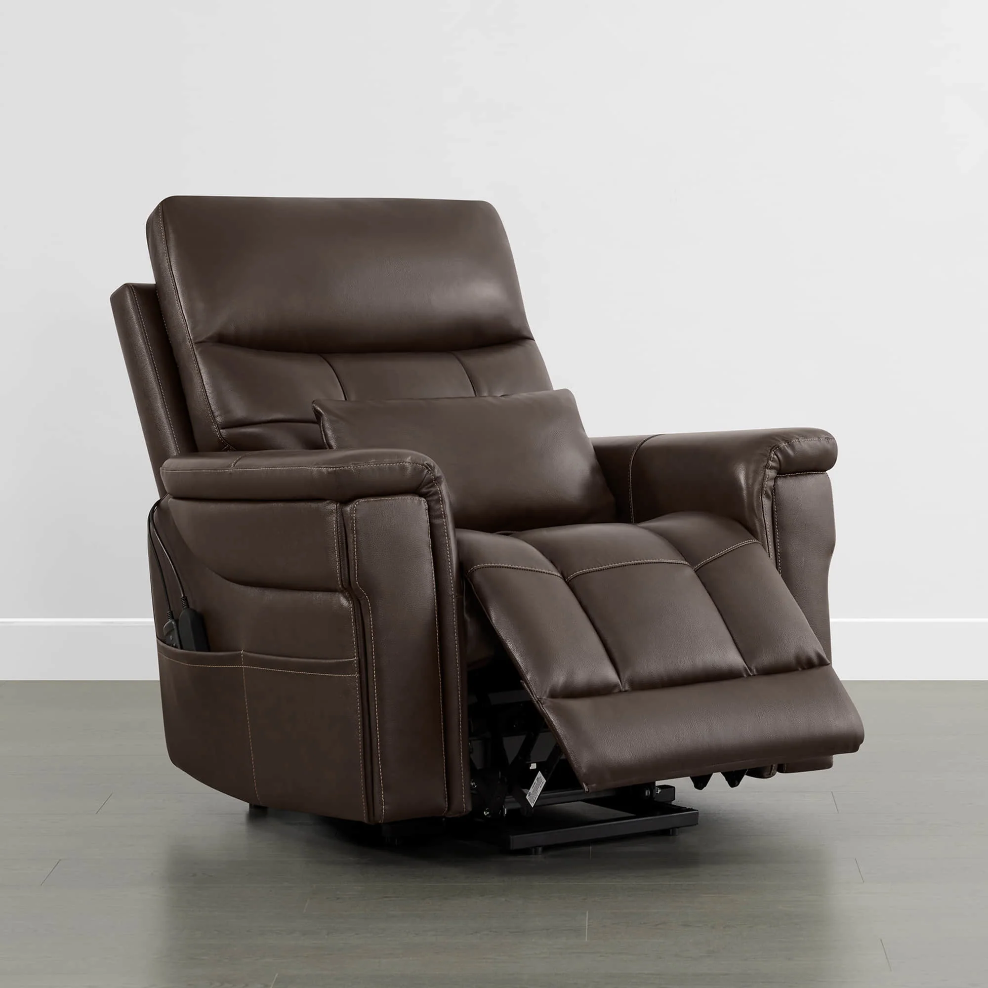 Addy Genuine Leather Lift Assist Power Recliner With Heat Massage - Image 31