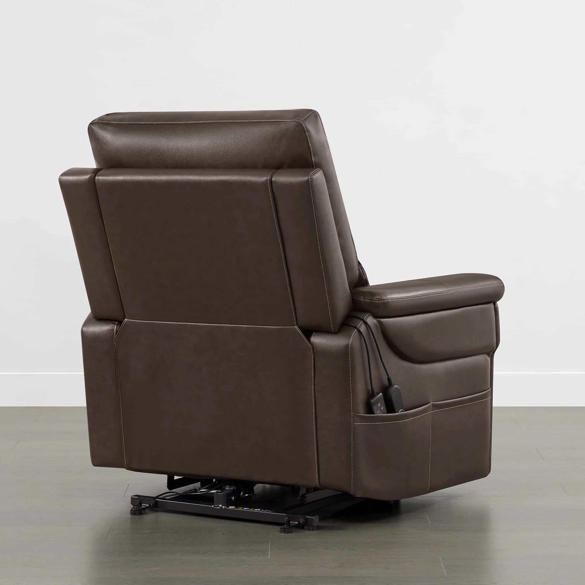 Addy Genuine Leather Lift Assist Power Recliner With Heat Massage - Image 38
