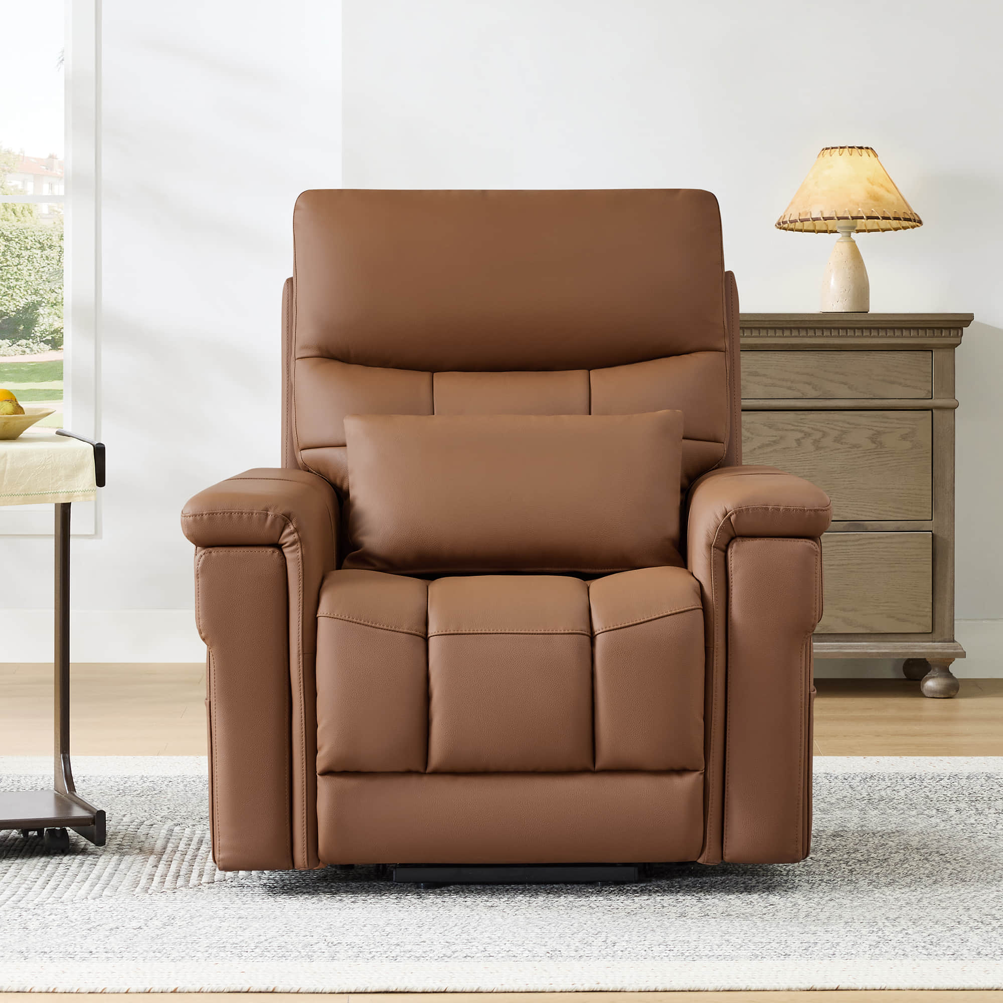 Addy Genuine Leather Lift Assist Power Recliner With Heat Massage - Image 44