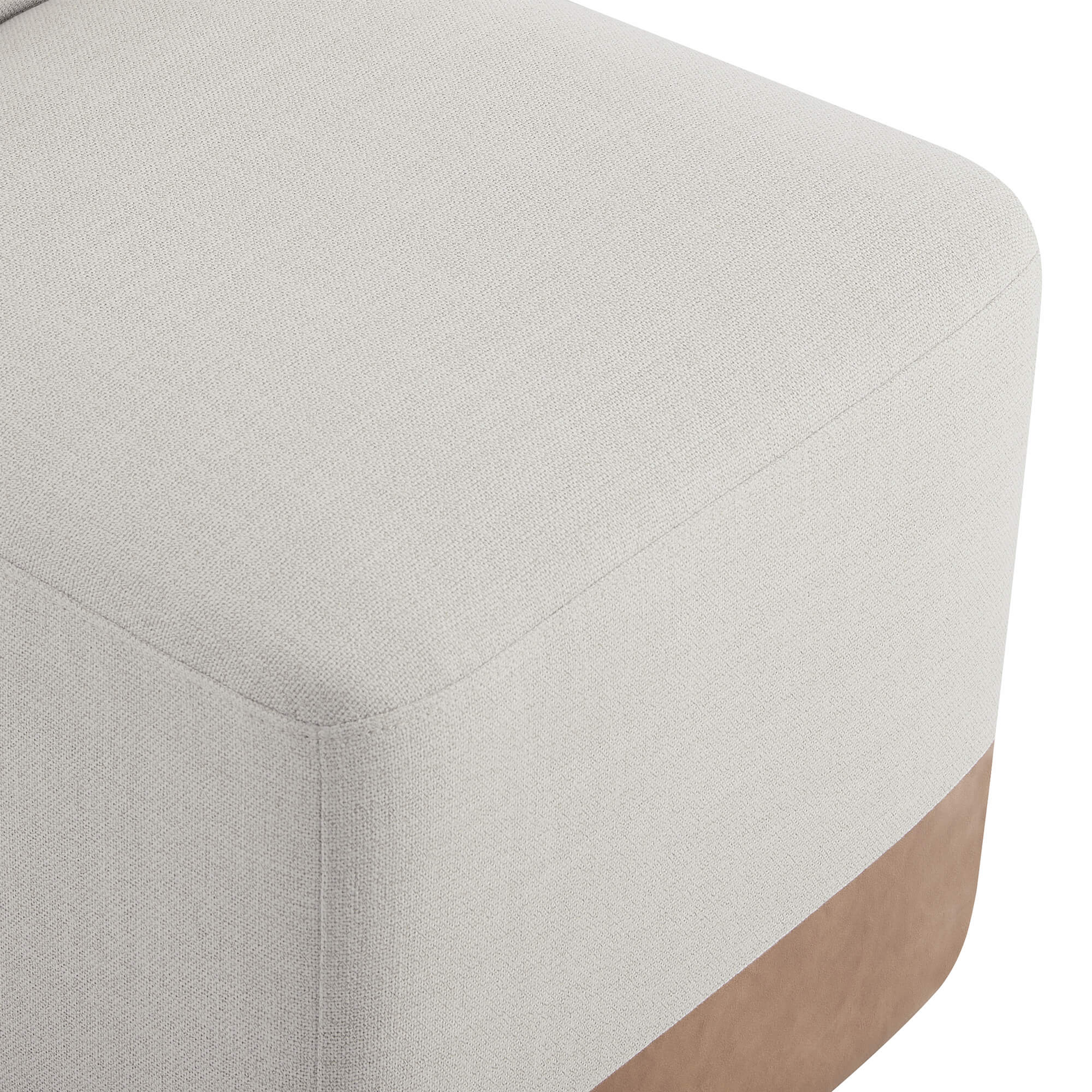 Aida Performance Fabric Rolling Dining Chair With Casters Base - Image 18