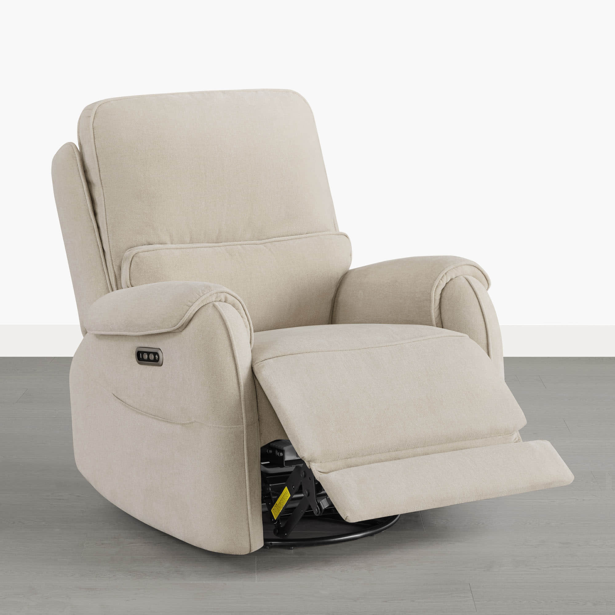 Alicia Power Swivel Nursery Glider Recliner with Nightlight - Image 32
