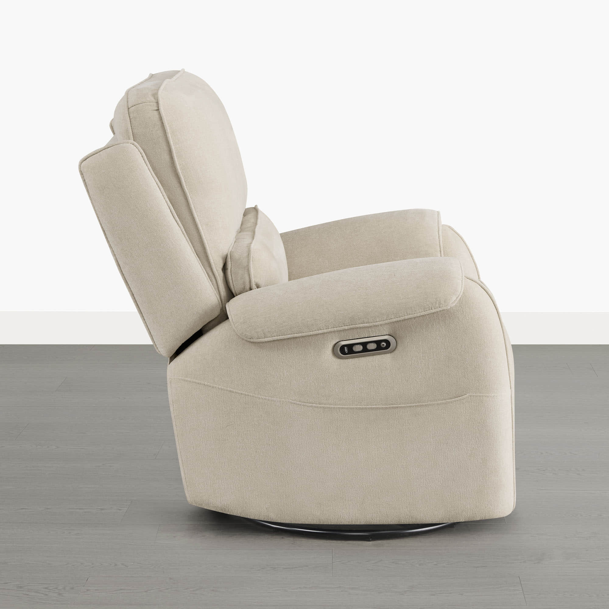 Alicia Power Swivel Nursery Glider Recliner with Nightlight - Image 34