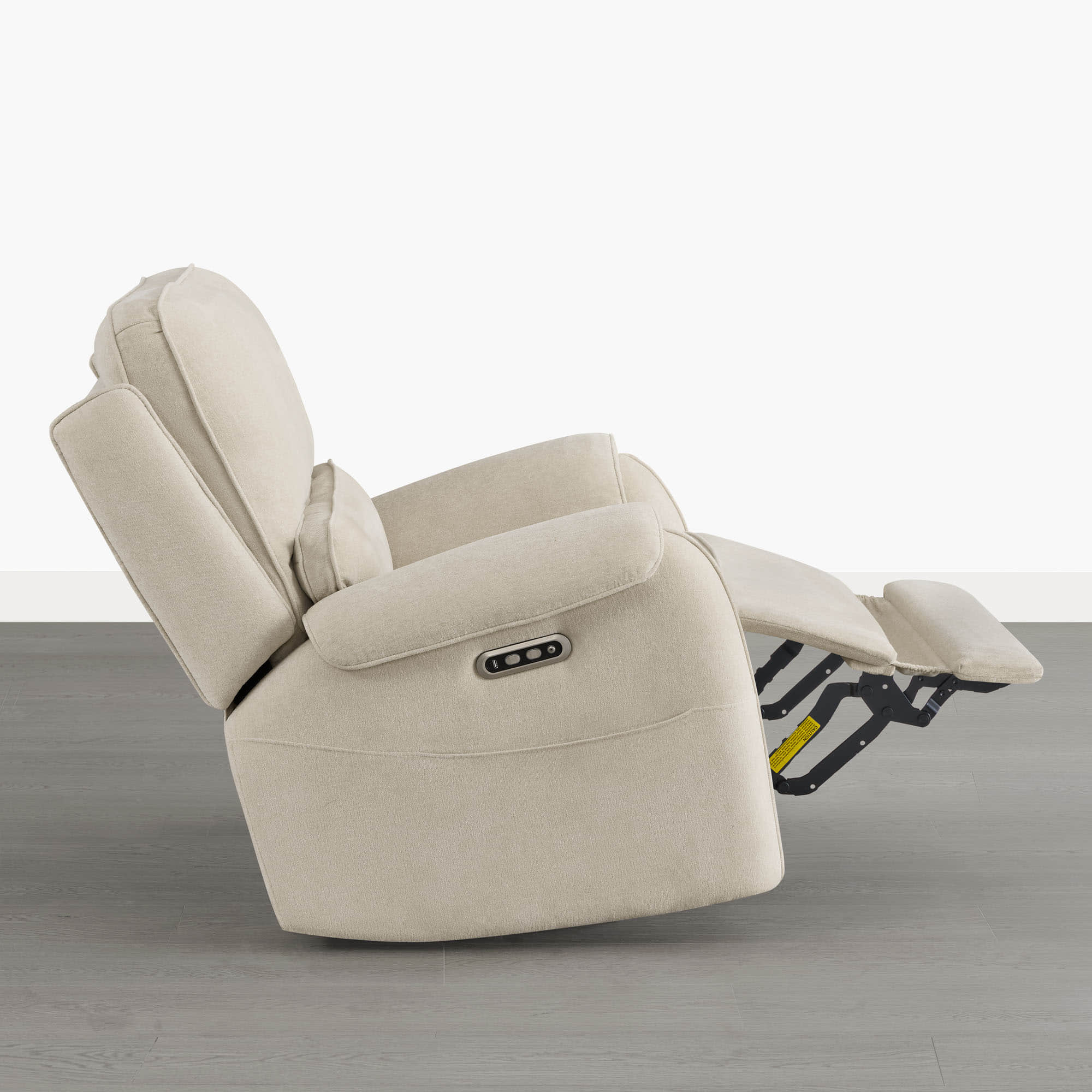 Alicia Power Swivel Nursery Glider Recliner with Nightlight - Image 35