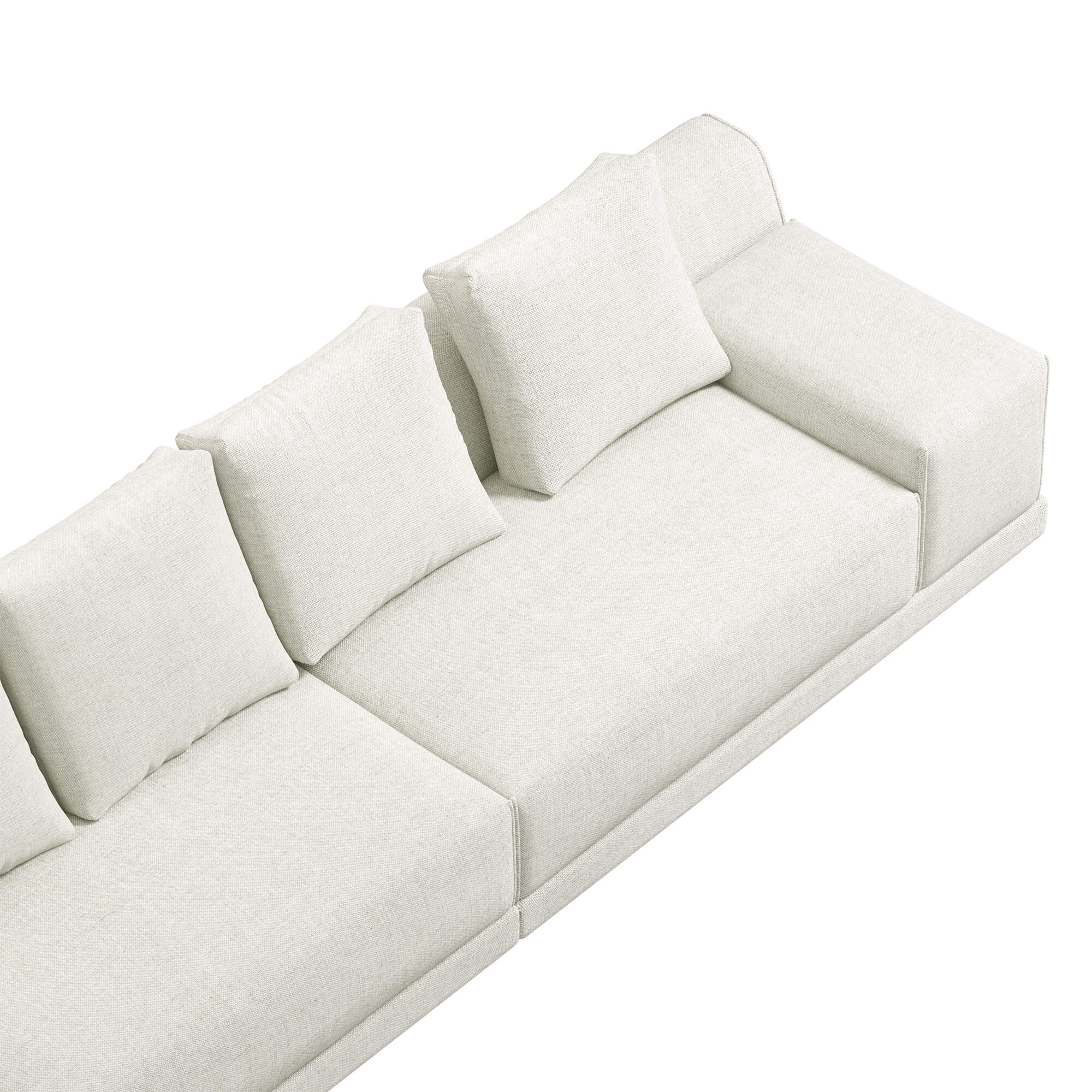 Alora 4-Seater Modern Sofa with Wide Arms - Image 6