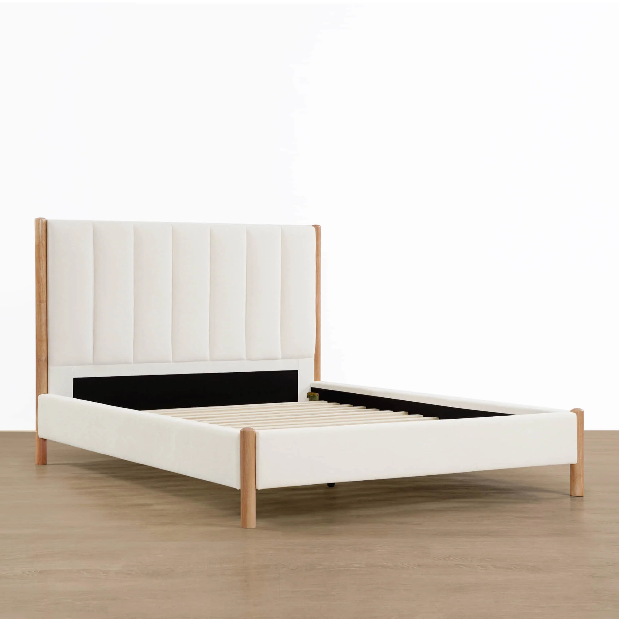 Serene Full Contemporary Upholstered Platform Bed - Image 5