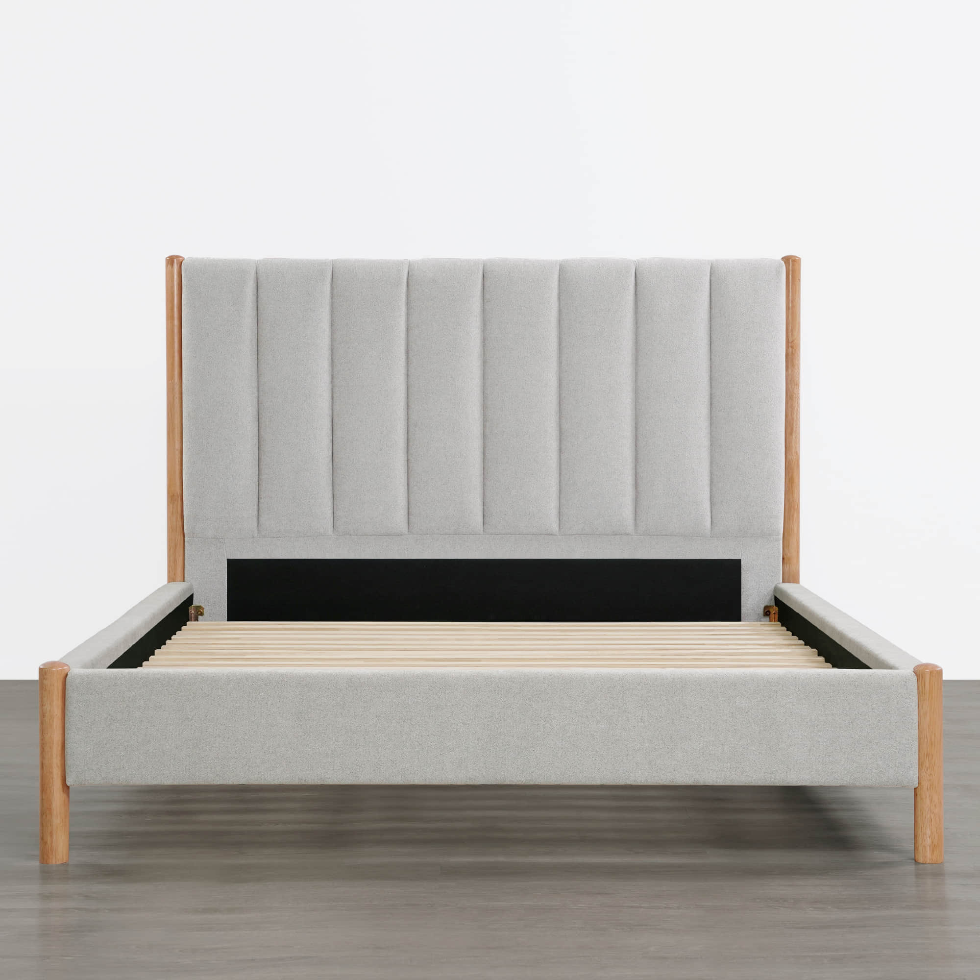 Serene Full Contemporary Upholstered Platform Bed - Image 18