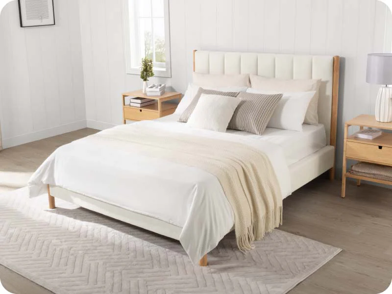 Bedroom Bundle | Serene Queen-size Bed & Vault Ottoman - Image 2