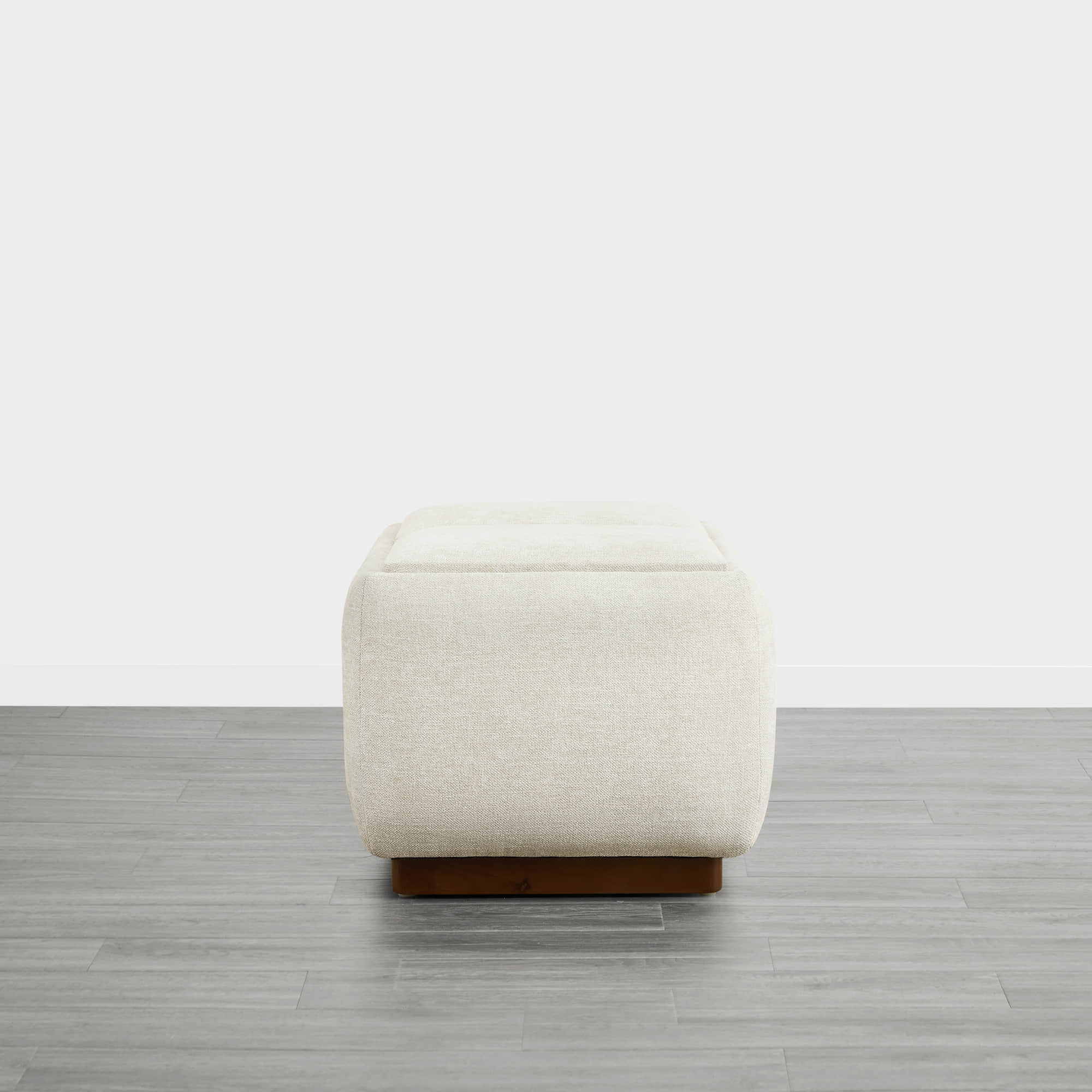 Vault Rectangle Storage Flip Ottoman - Image 7