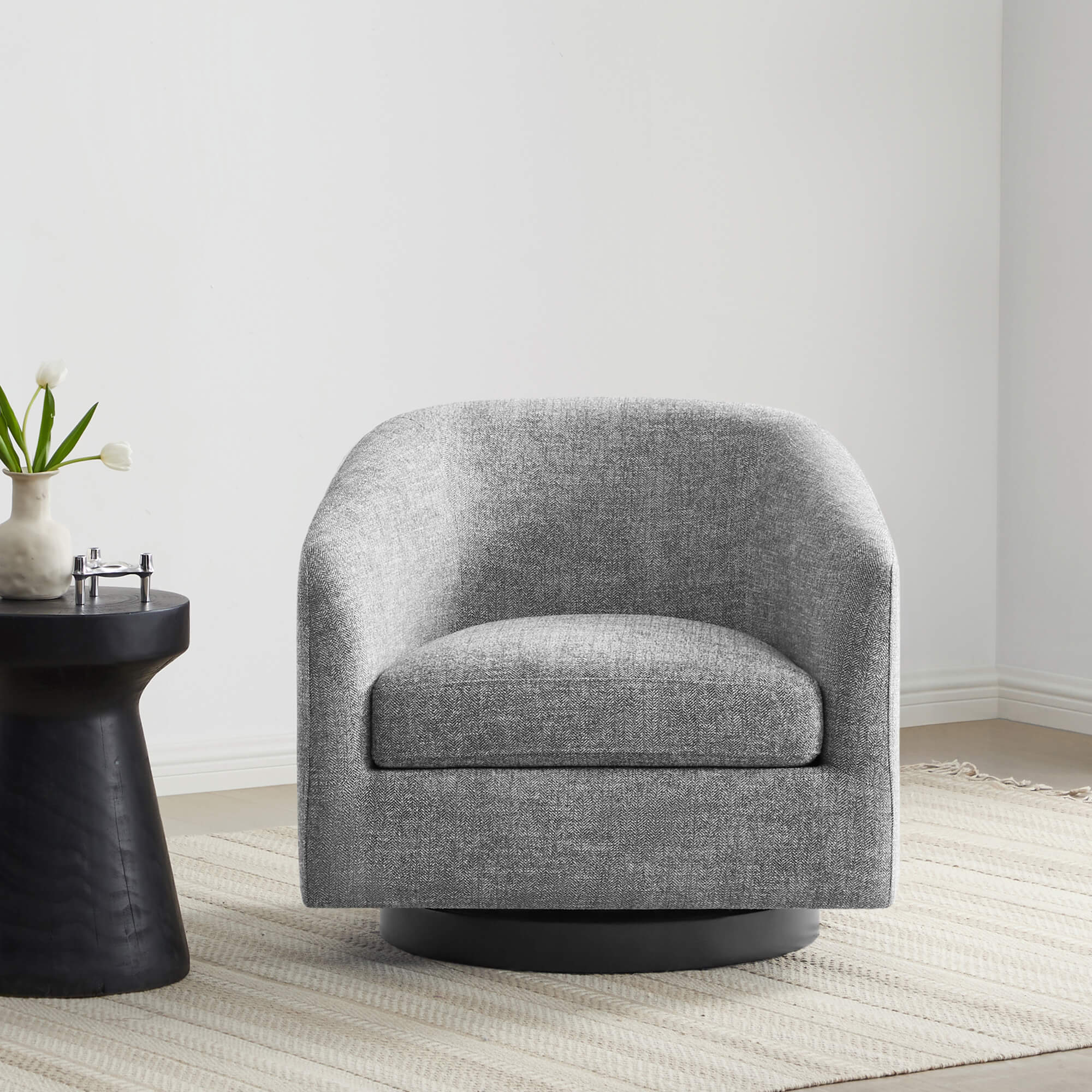 Living Room Bundle | Wren Accent Chair (Set of 2) & Cube Ottoman - Image 18