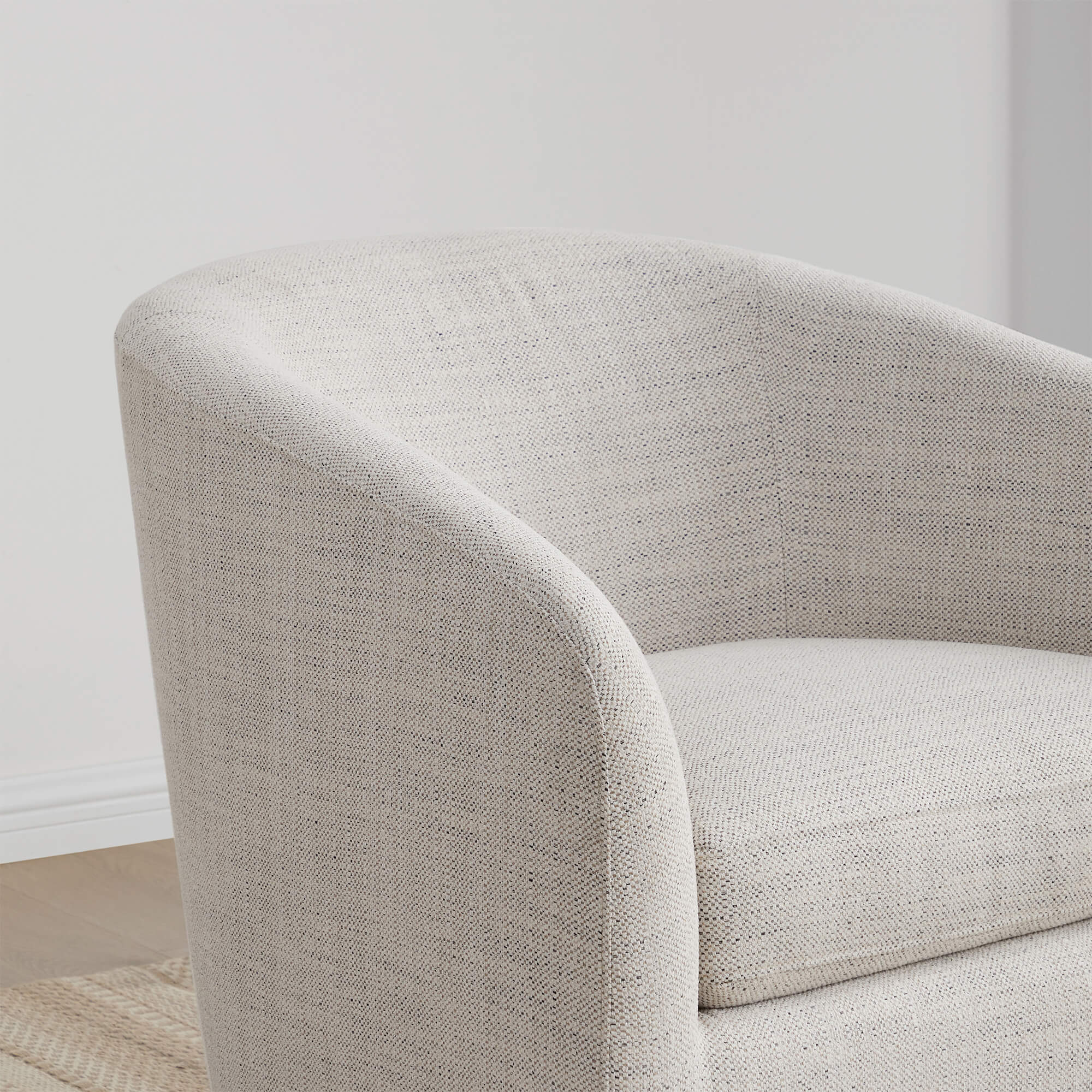 Living Room Bundle | Wren Accent Chair (Set of 2) & Cube Ottoman - Image 7