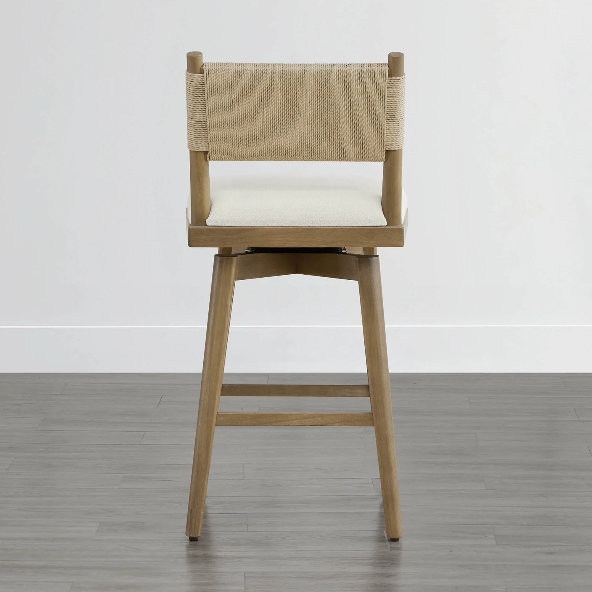 Arcadia Woven Swivel Counter Stool - Image 10