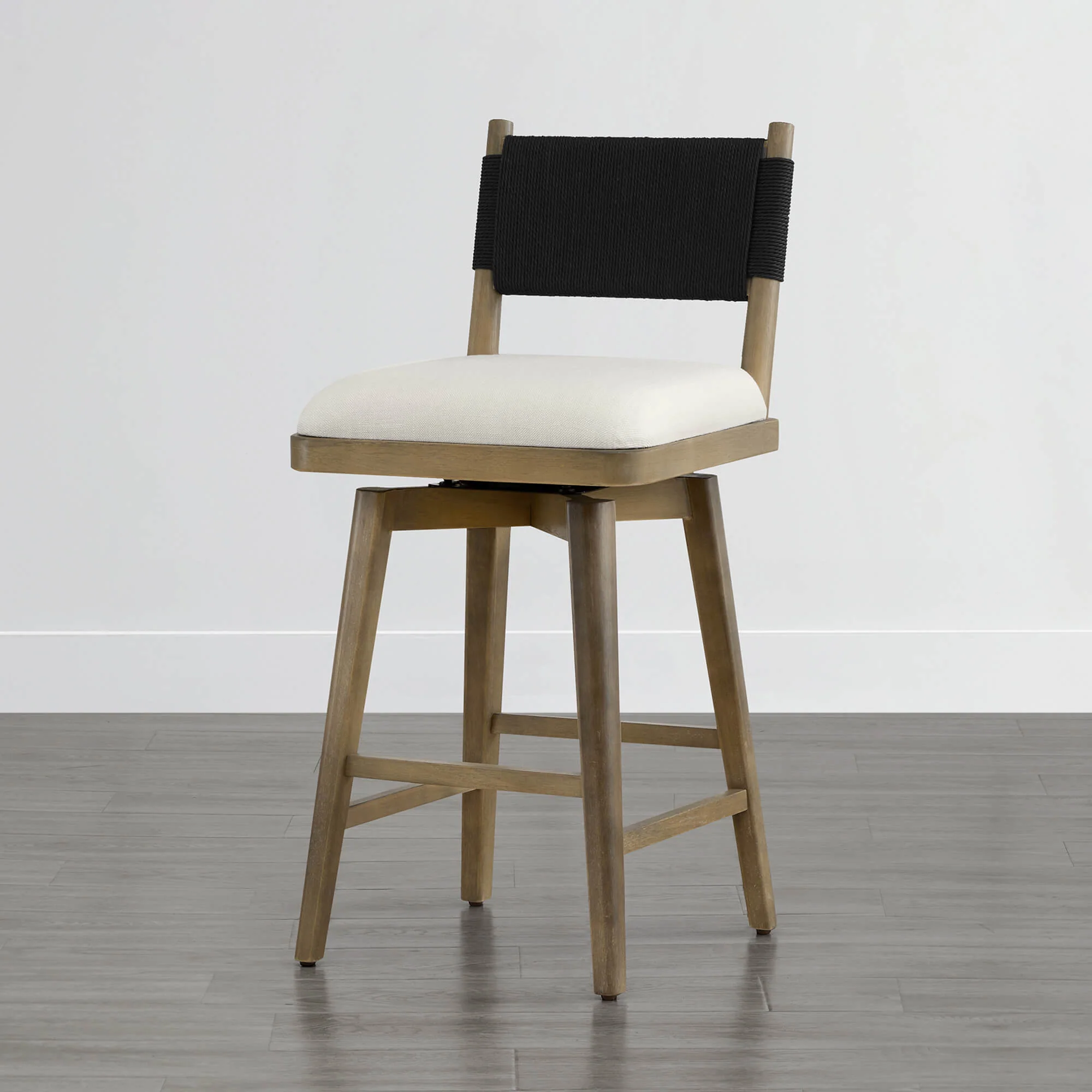 Arcadia Woven Swivel Counter Stool - Image 16