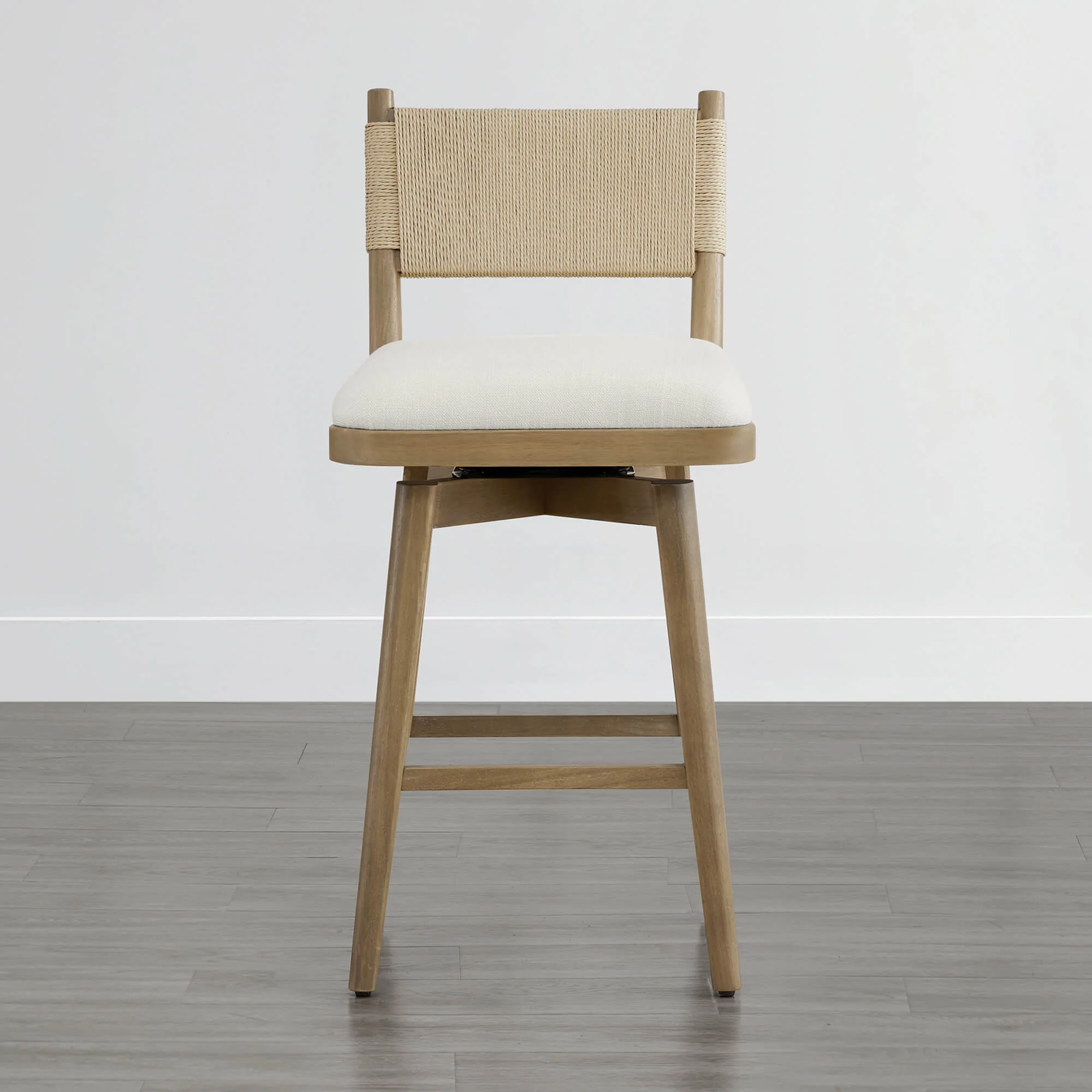 Arcadia Woven Swivel Counter Stool - Image 9
