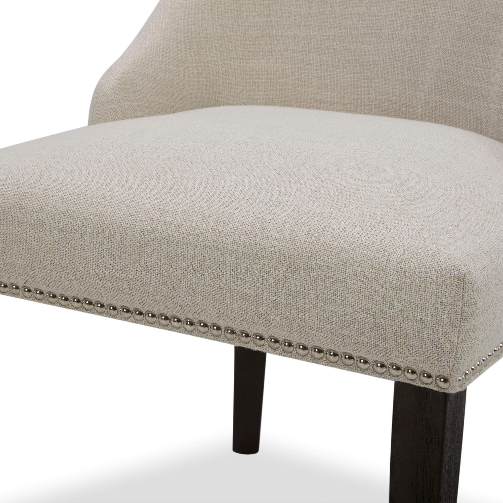 Asher Upholstered Dining Chair with Nailhead Trim (Set of 2) - Image 9