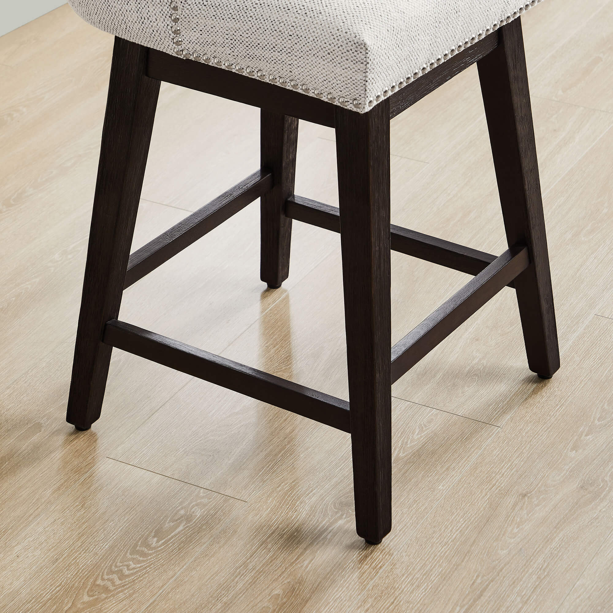 Asher Swivel Nailhead Trim Bar & Counter Stools - Image 119